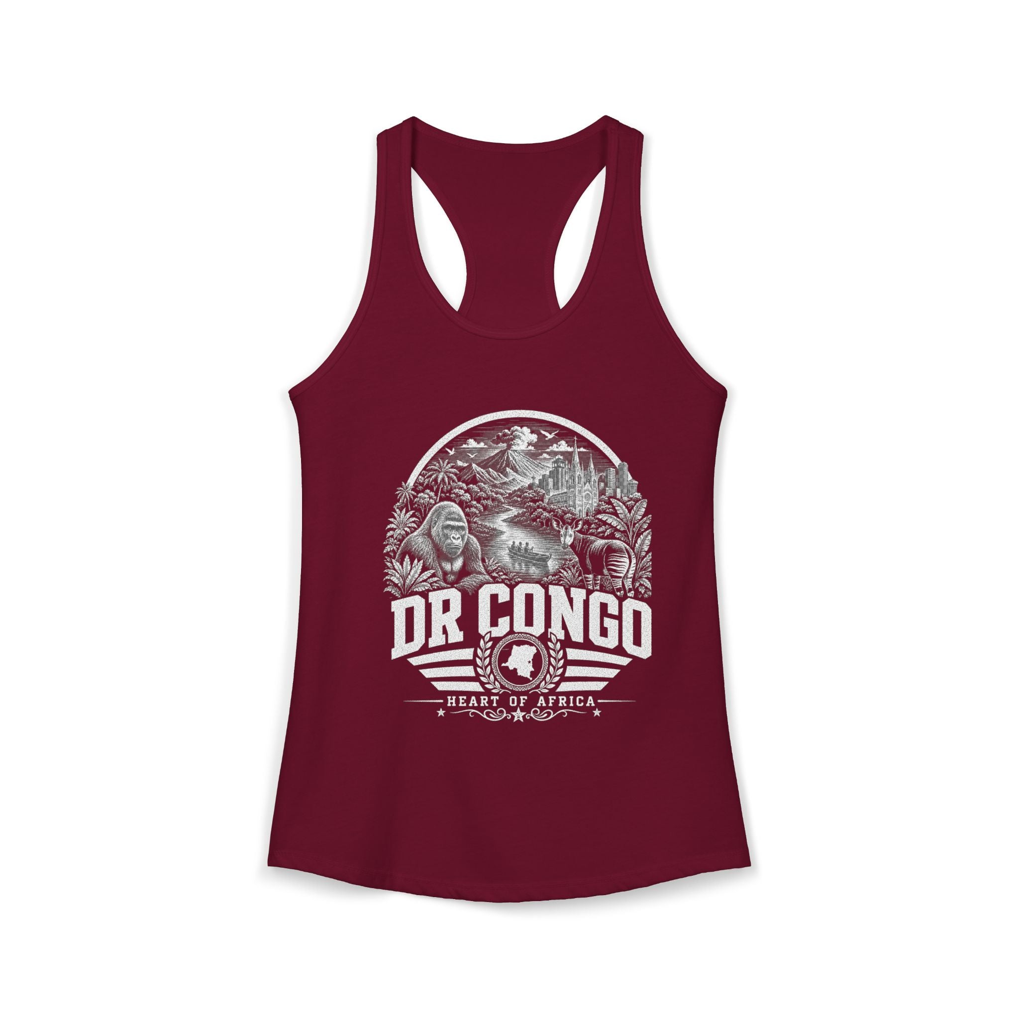 Democratic Republic of the Congo Heart of Africa Women's Tank Top