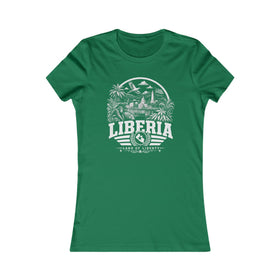 Camiseta feminina Libéria Terra da Liberdade