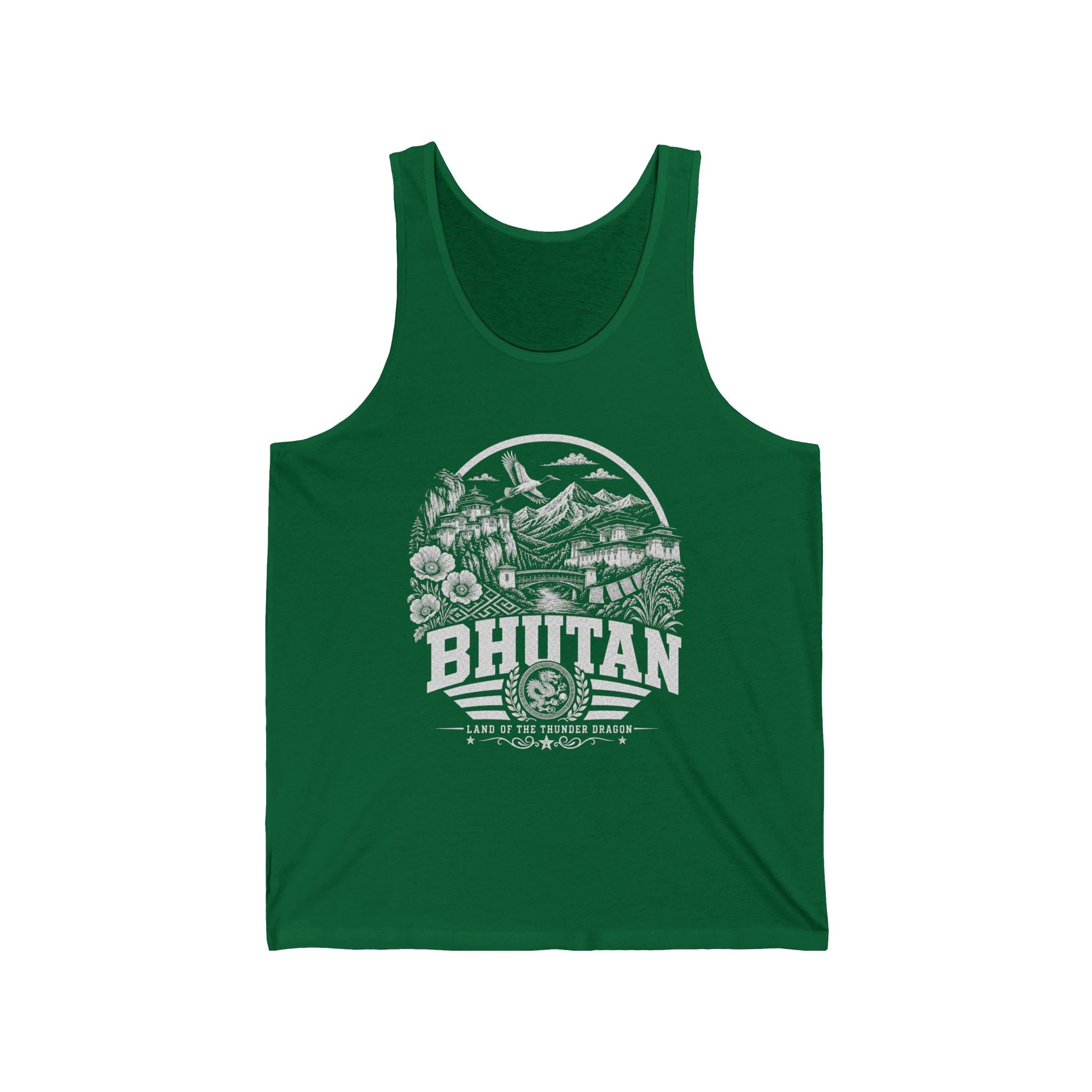 Bhutan Land of the Thunder Dragon Men's Tank Top
