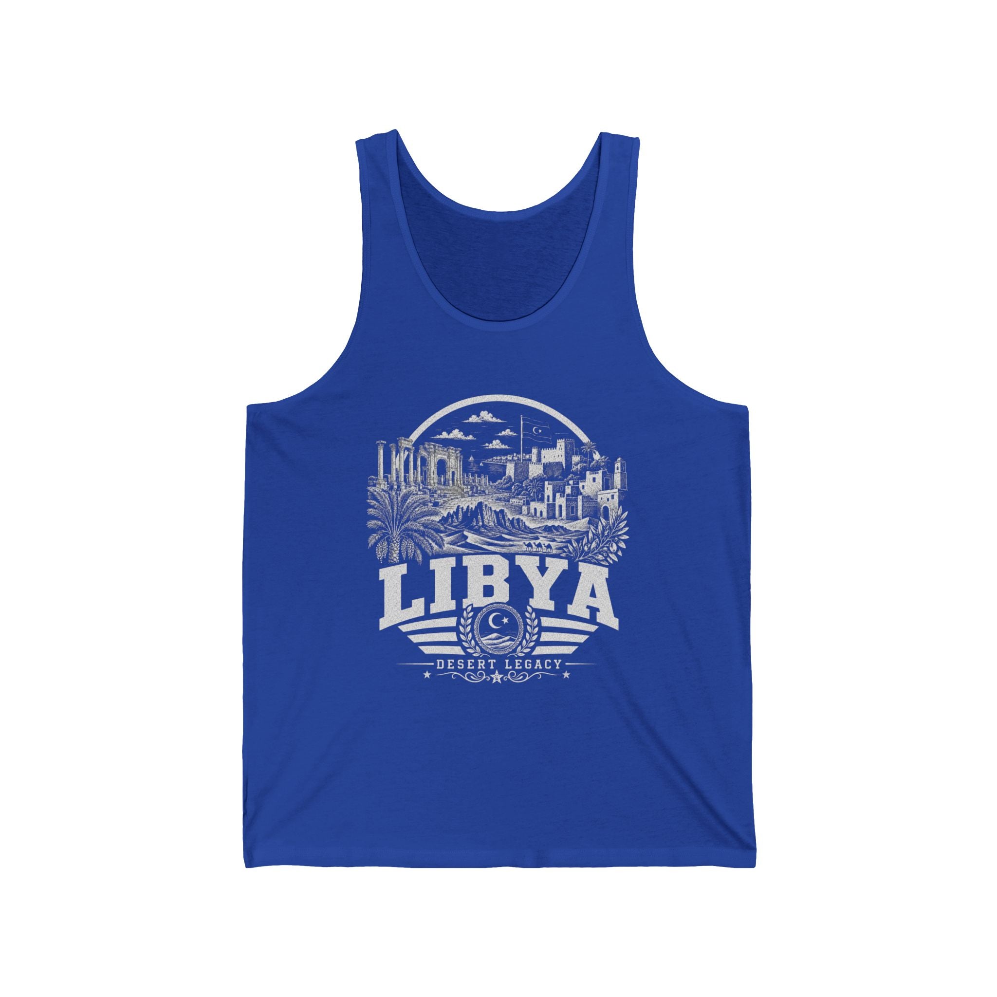 Camiseta sin mangas para hombre Libya Desert Legacy