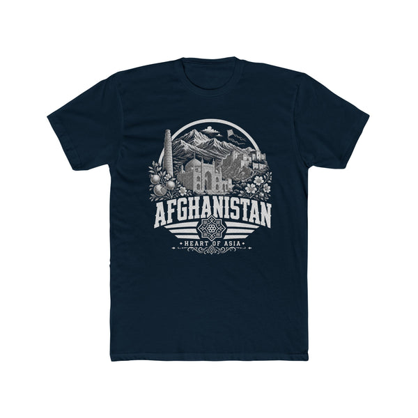 Camiseta de hombre "Corazón de Asia" de Afganistán