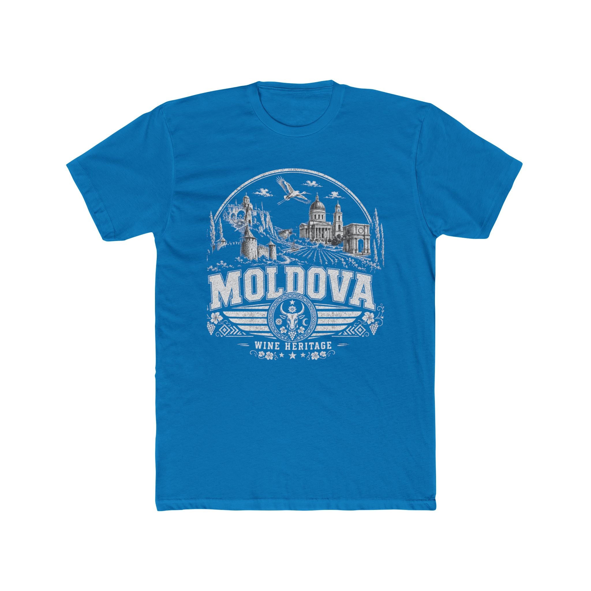 Moldova vintage landmarks men's tee — iconic landmark design | Nameshi Destinations (view 9)