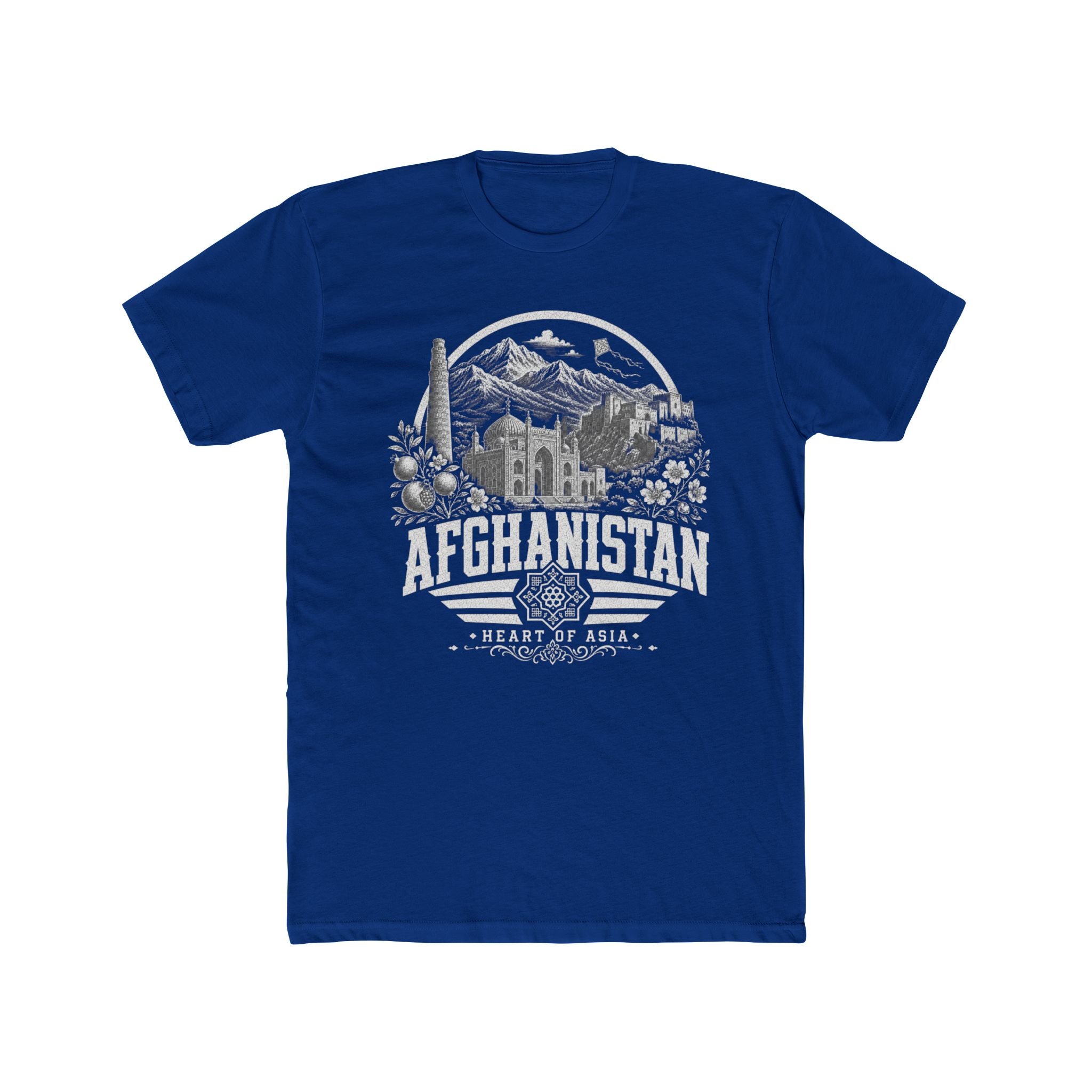 Camiseta Masculina Afeganistão Coração da Ásia