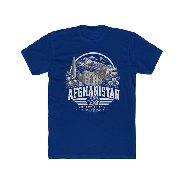 Camiseta de hombre "Corazón de Asia" de Afganistán