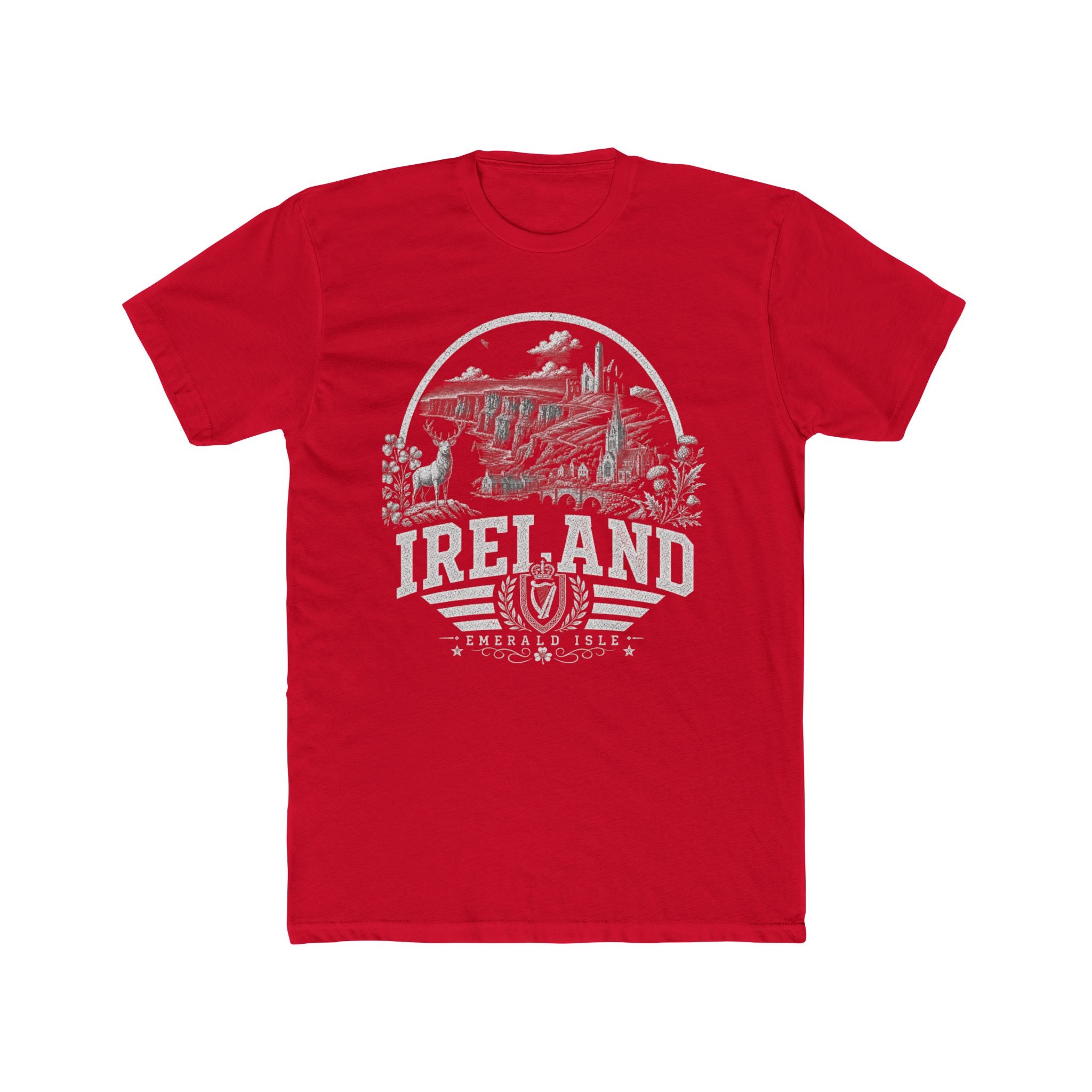 Ireland vintage landmarks men's tee — iconic landmark design | Nameshi Destinations (view 15)