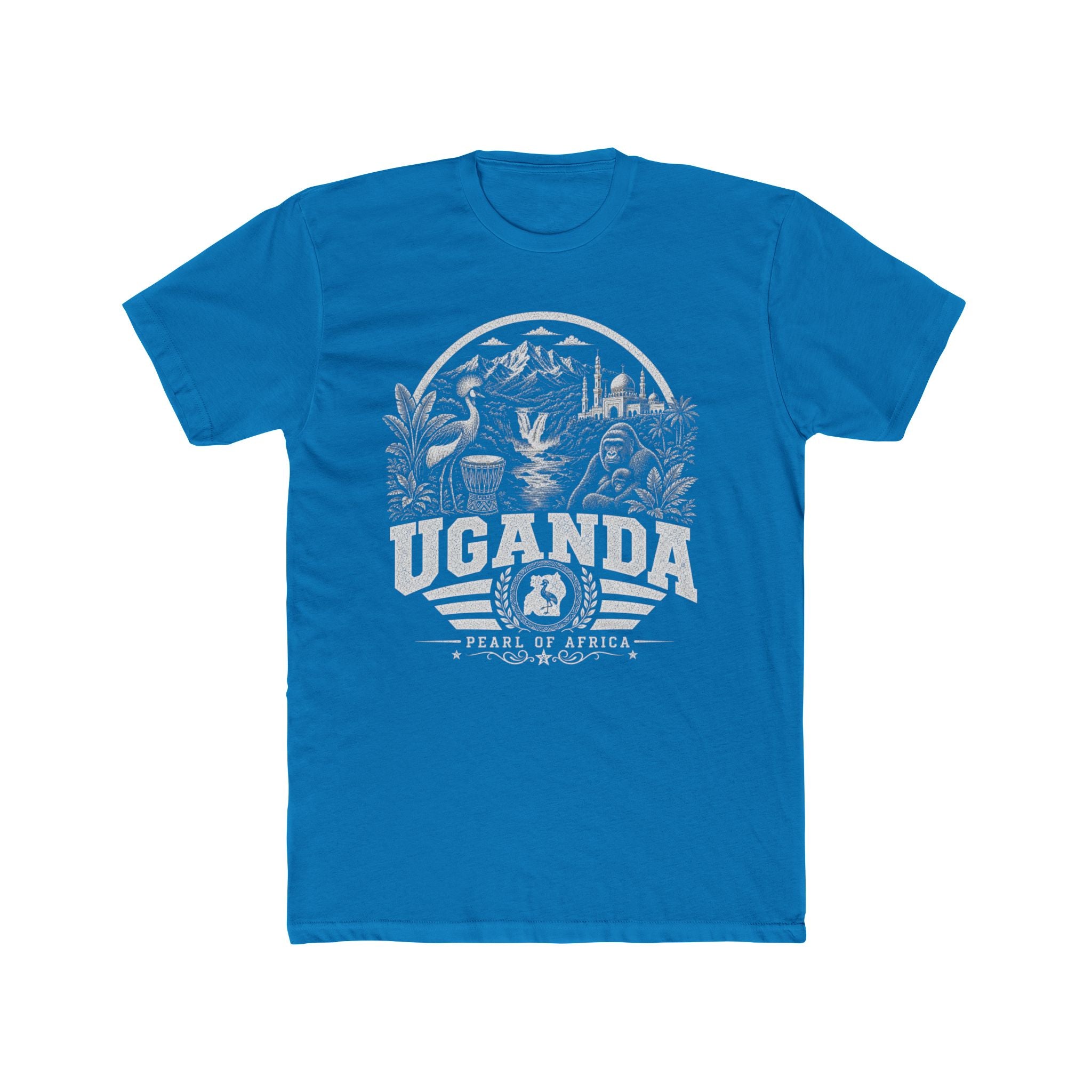 Camiseta Masculina Uganda Pérola da África
