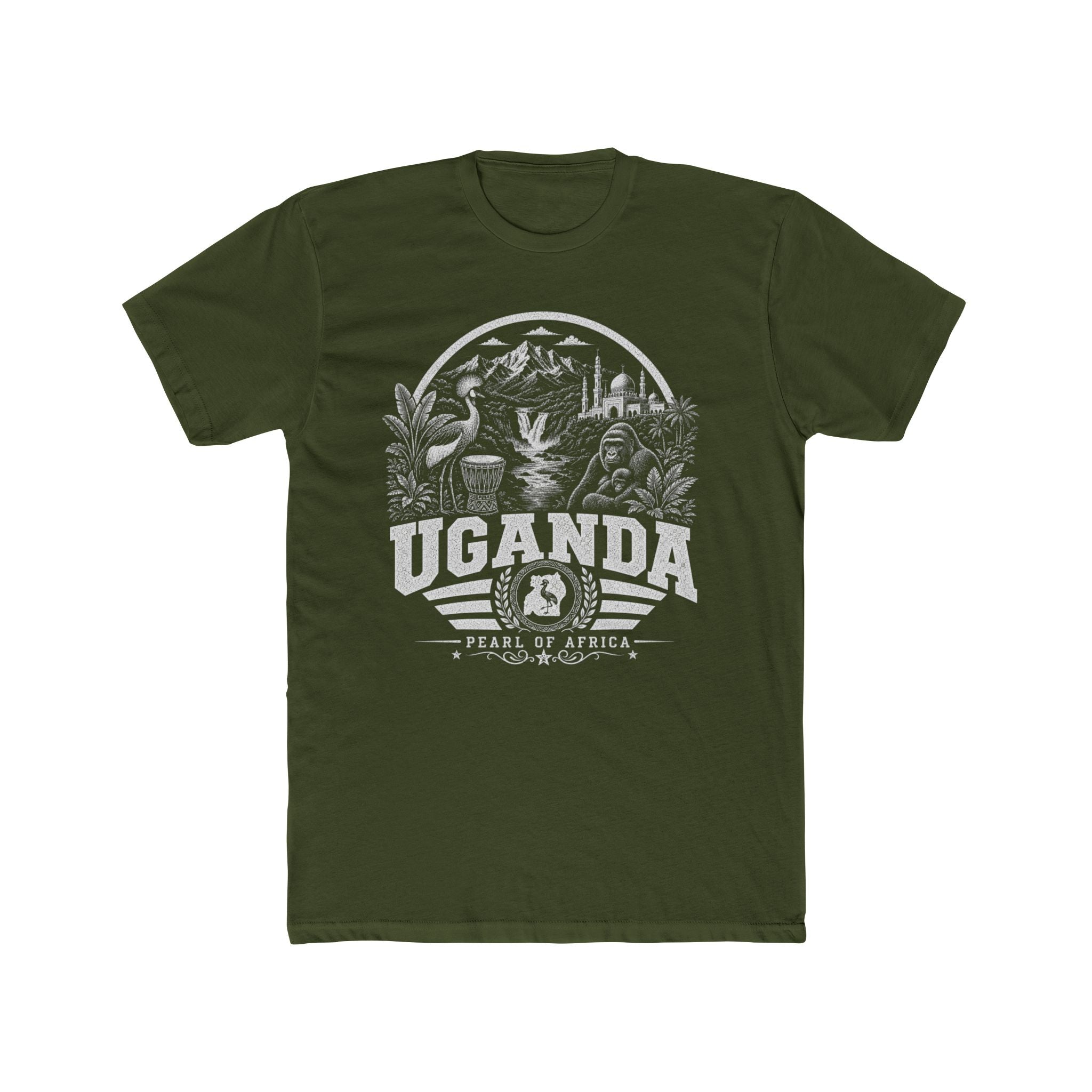 Camiseta Masculina Uganda Pérola da África