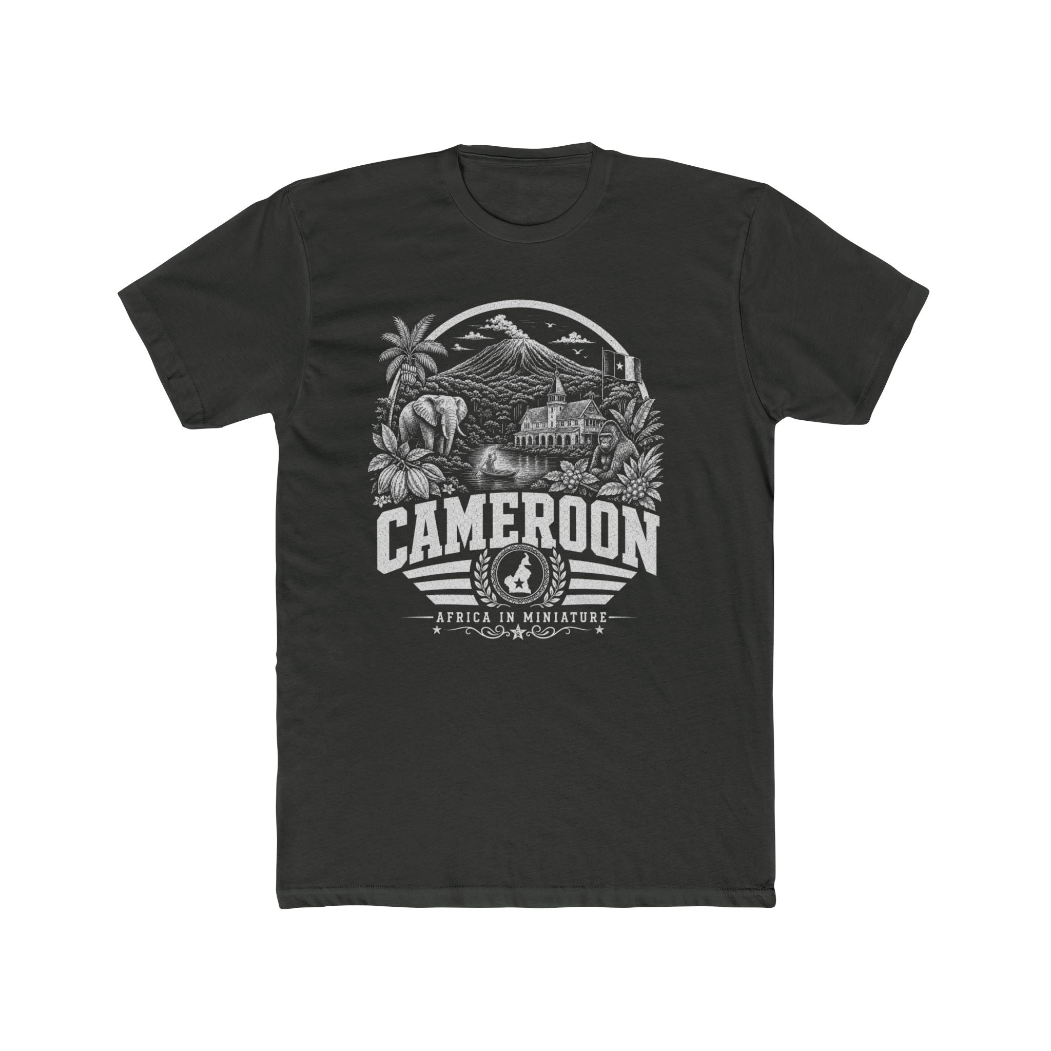 Camarões África em Miniatura Camiseta Masculina