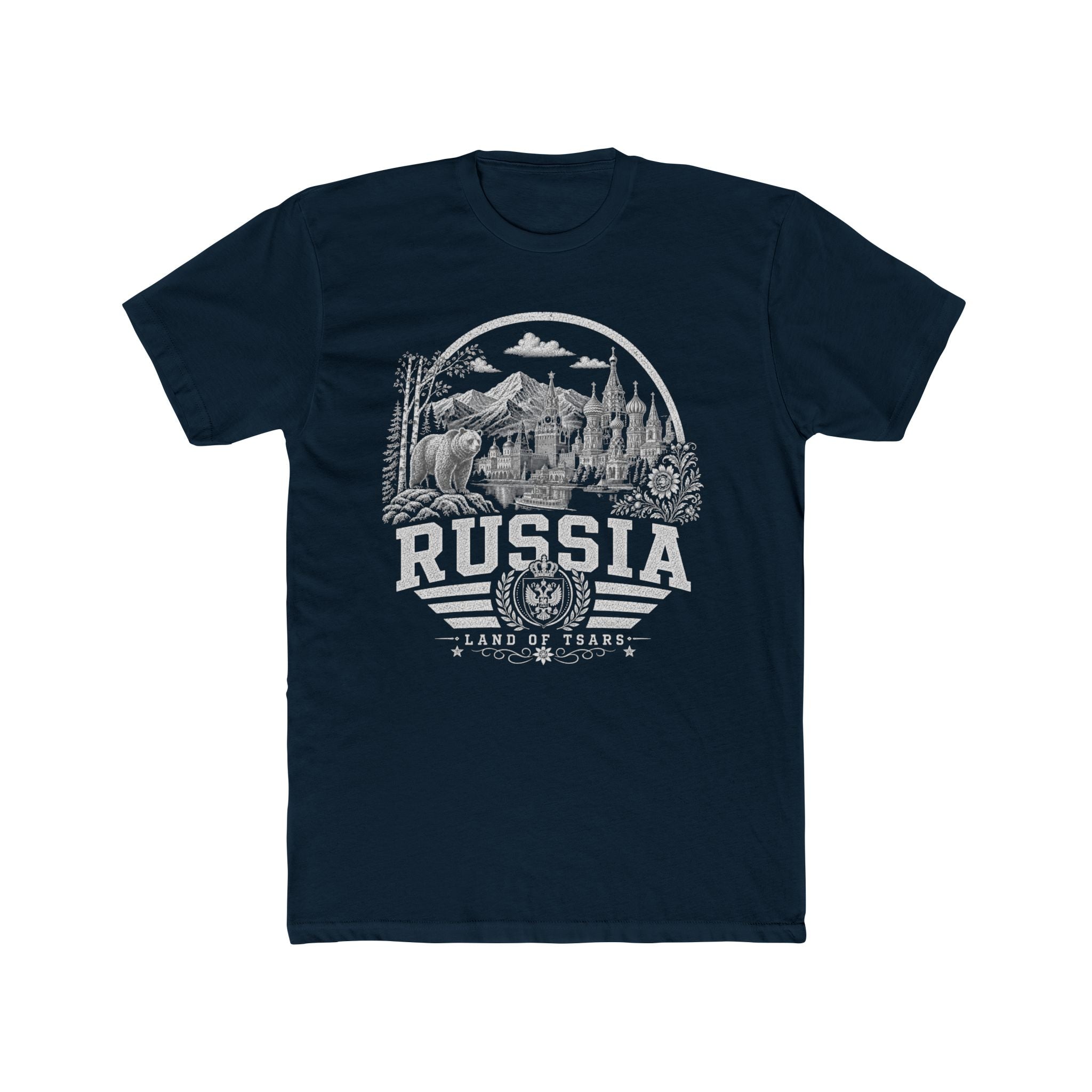 Russia vintage landmarks men's tee — iconic landmark design | Nameshi Destinations (view 12)