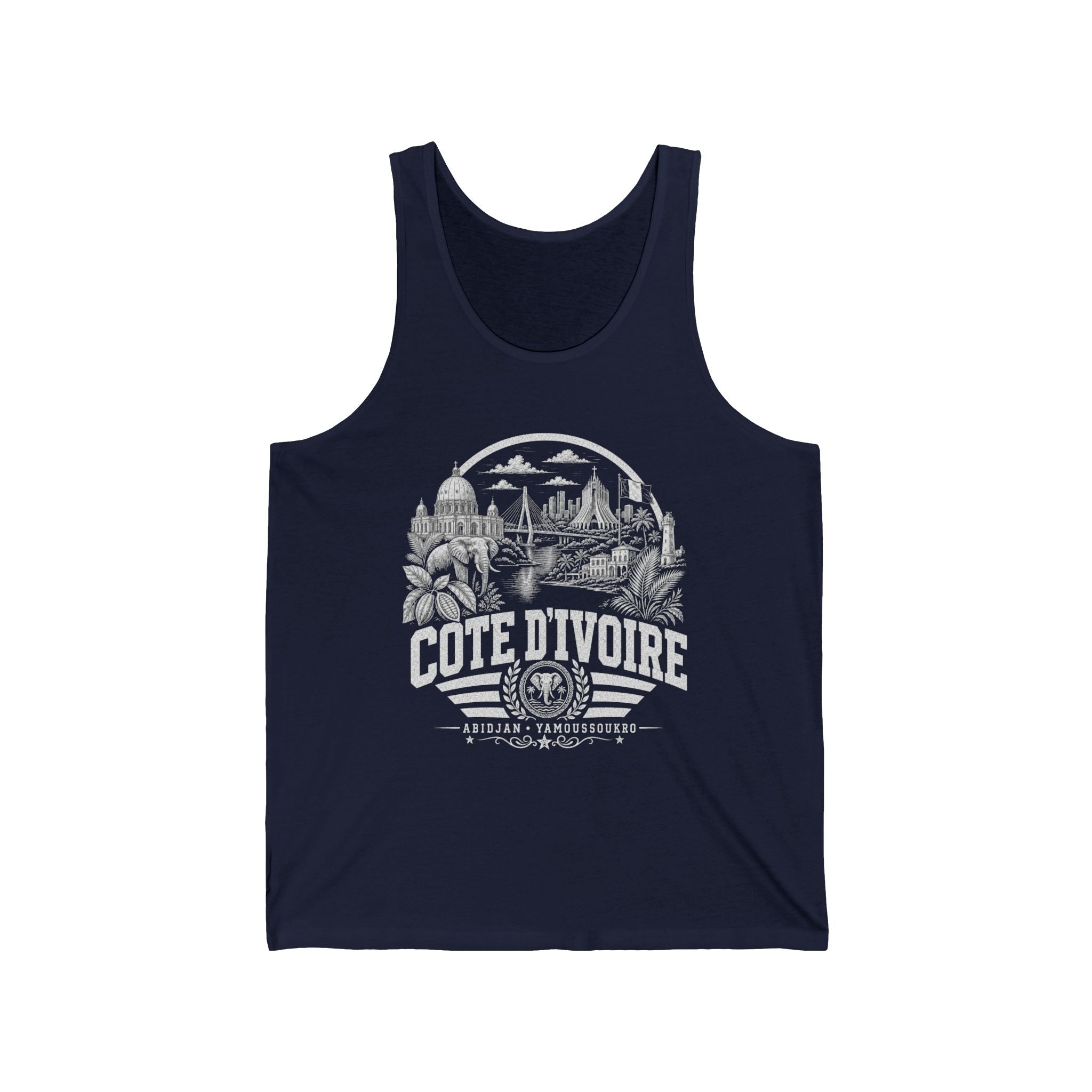 Cote d'Ivoire Land of Elephants Men's Tank Top
