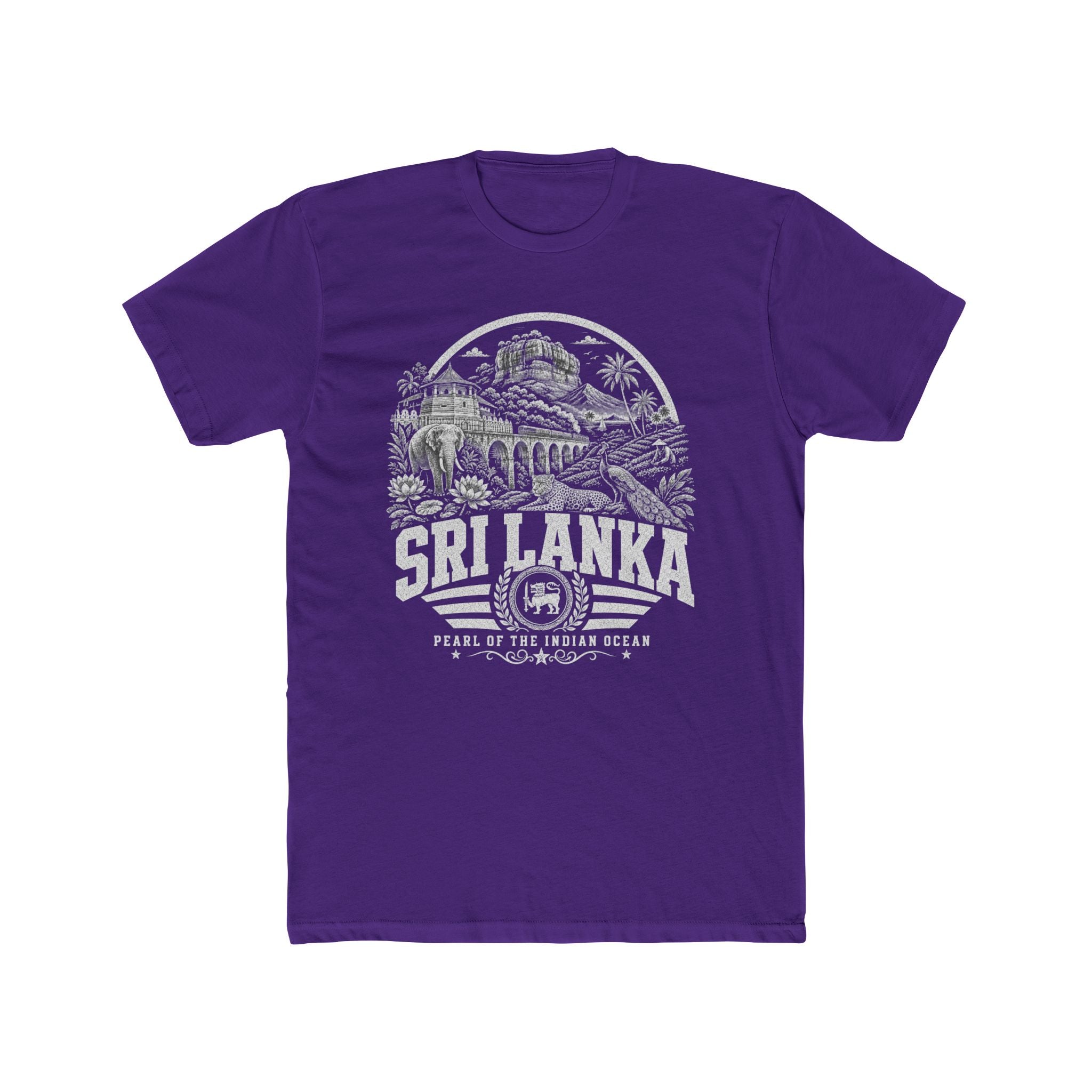 Camiseta Masculina Sri Lanka Pérola do Oceano Índico