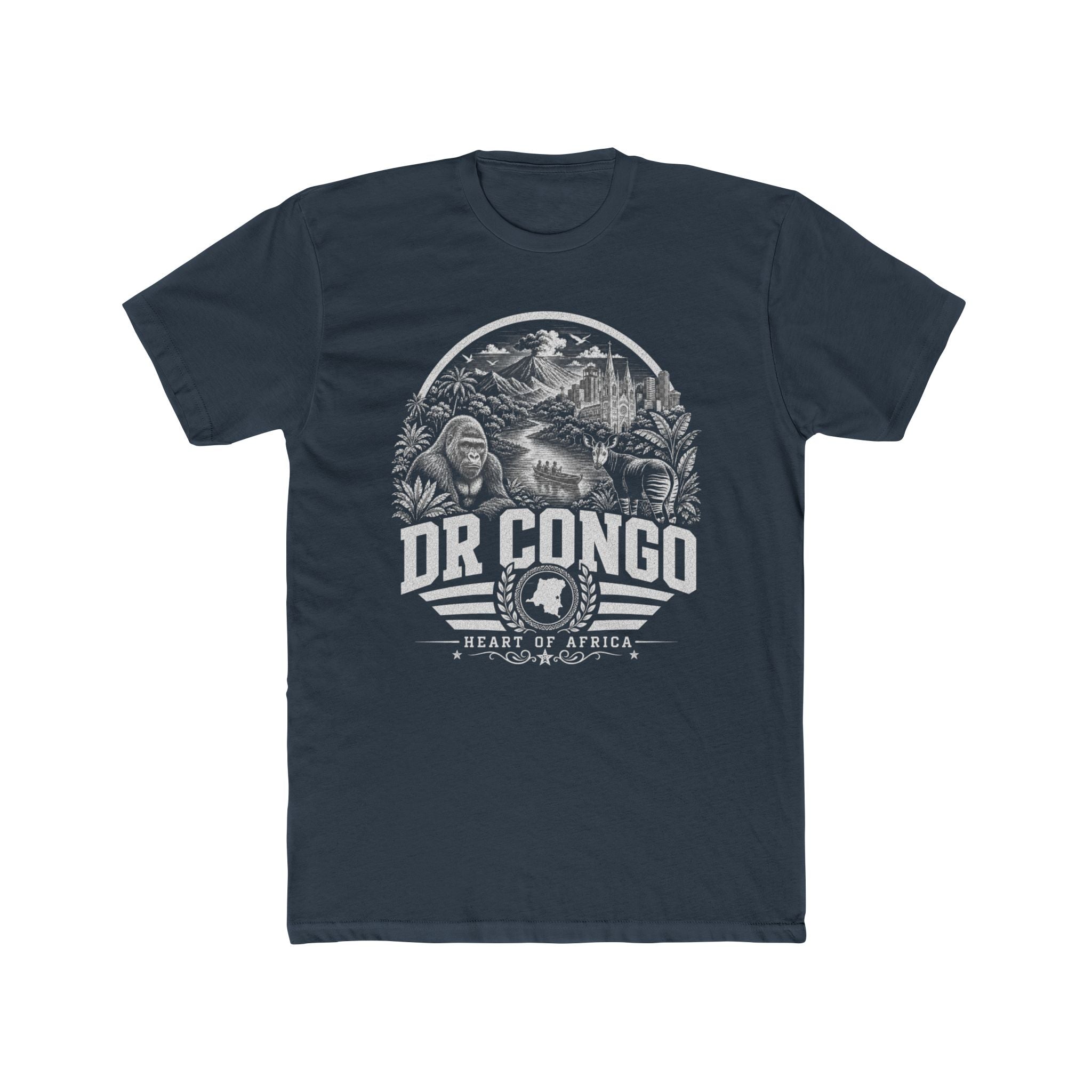 Democratic Republic of the Congo Heart of Africa Men's Tee