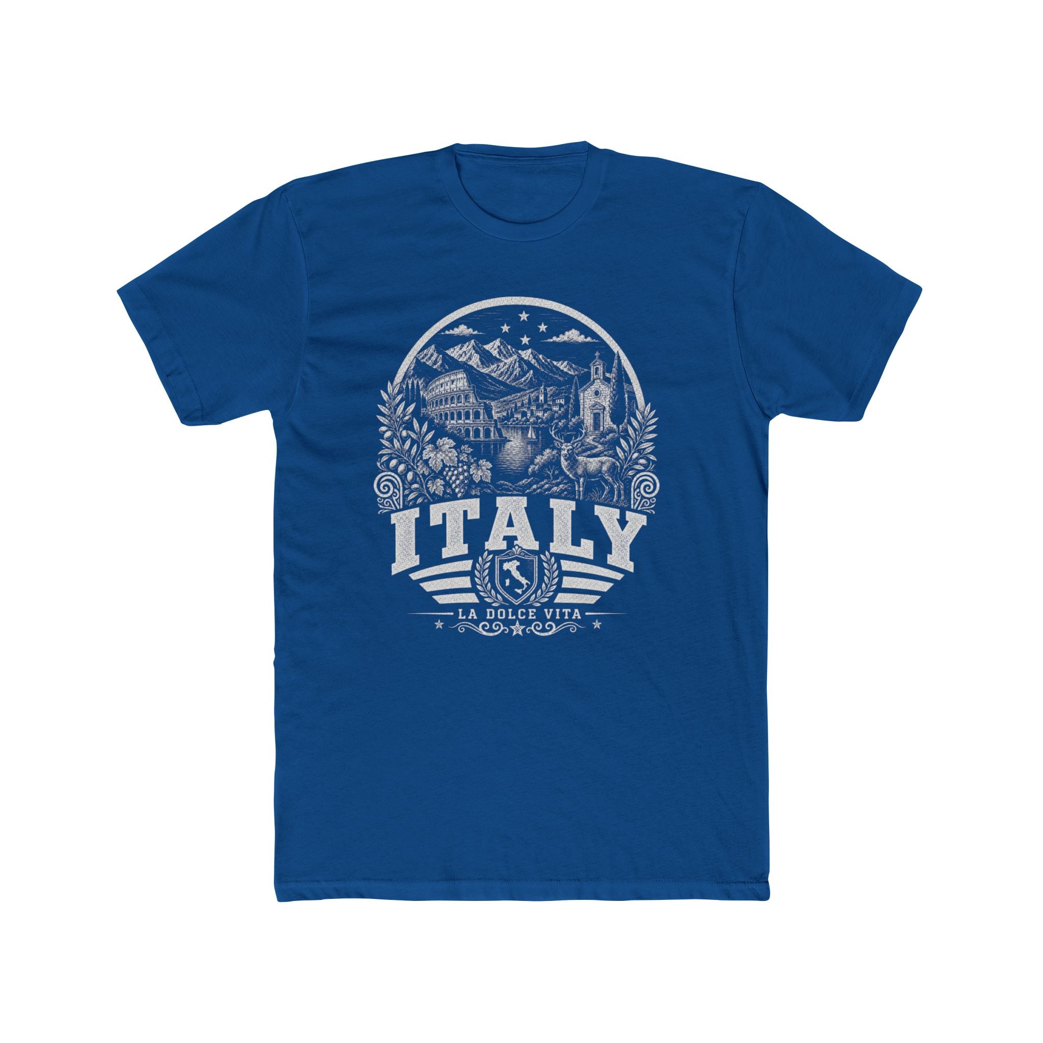 Italy vintage landmarks men's tee — iconic landmark design | Nameshi Destinations (view 10)