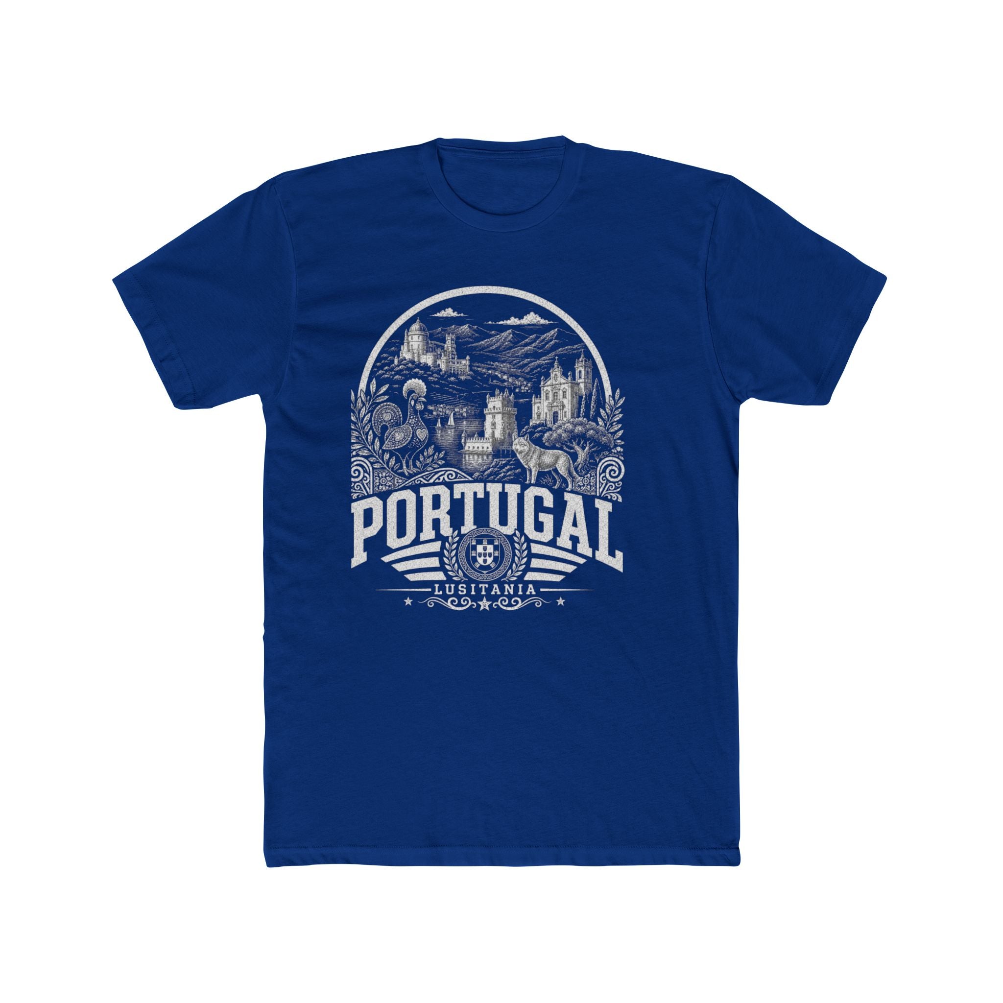 Portugal vintage landmarks men's tee — iconic landmark design | Nameshi Destinations (view 11)