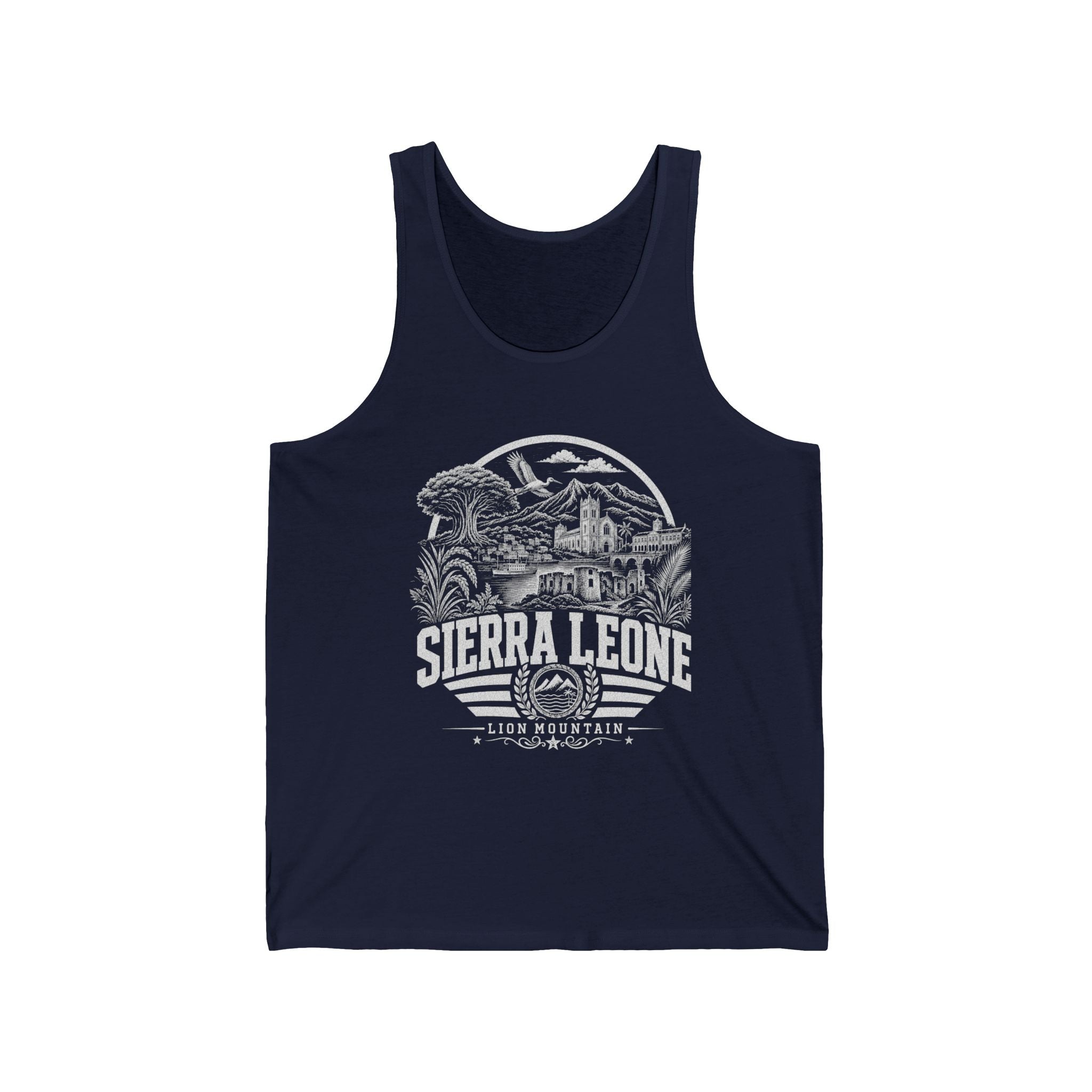 Sierra Leone Lion Mountain Men's Tank Top