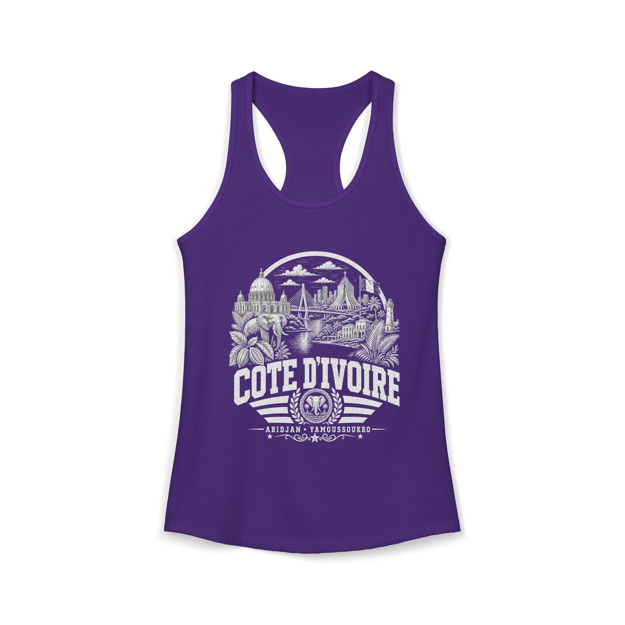 Cote d'Ivoire Land of Elephants Women's Tank Top