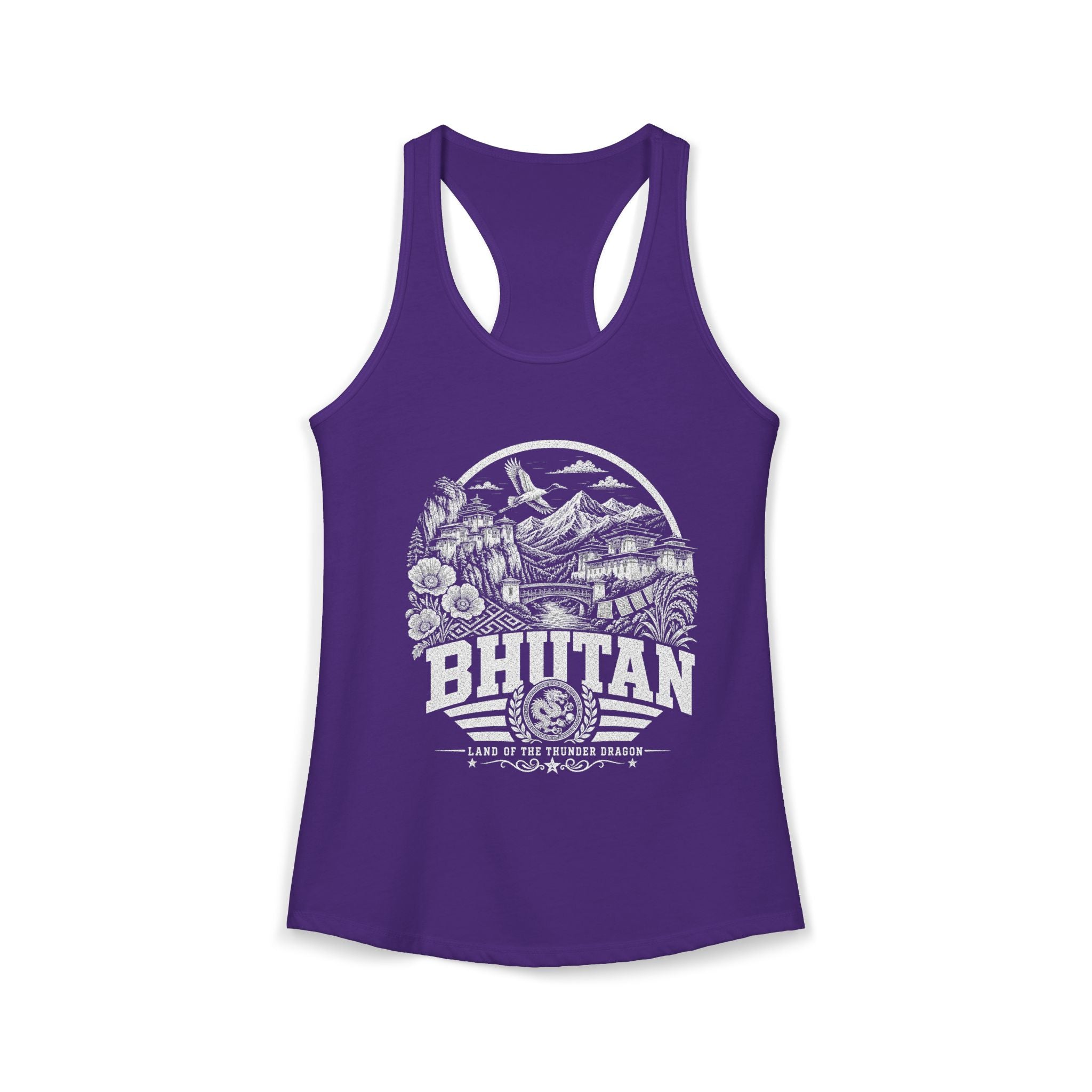 Bhutan Land of the Thunder Dragon Women's Tank Top