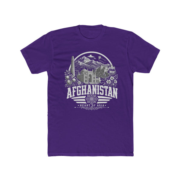 Camiseta de hombre "Corazón de Asia" de Afganistán