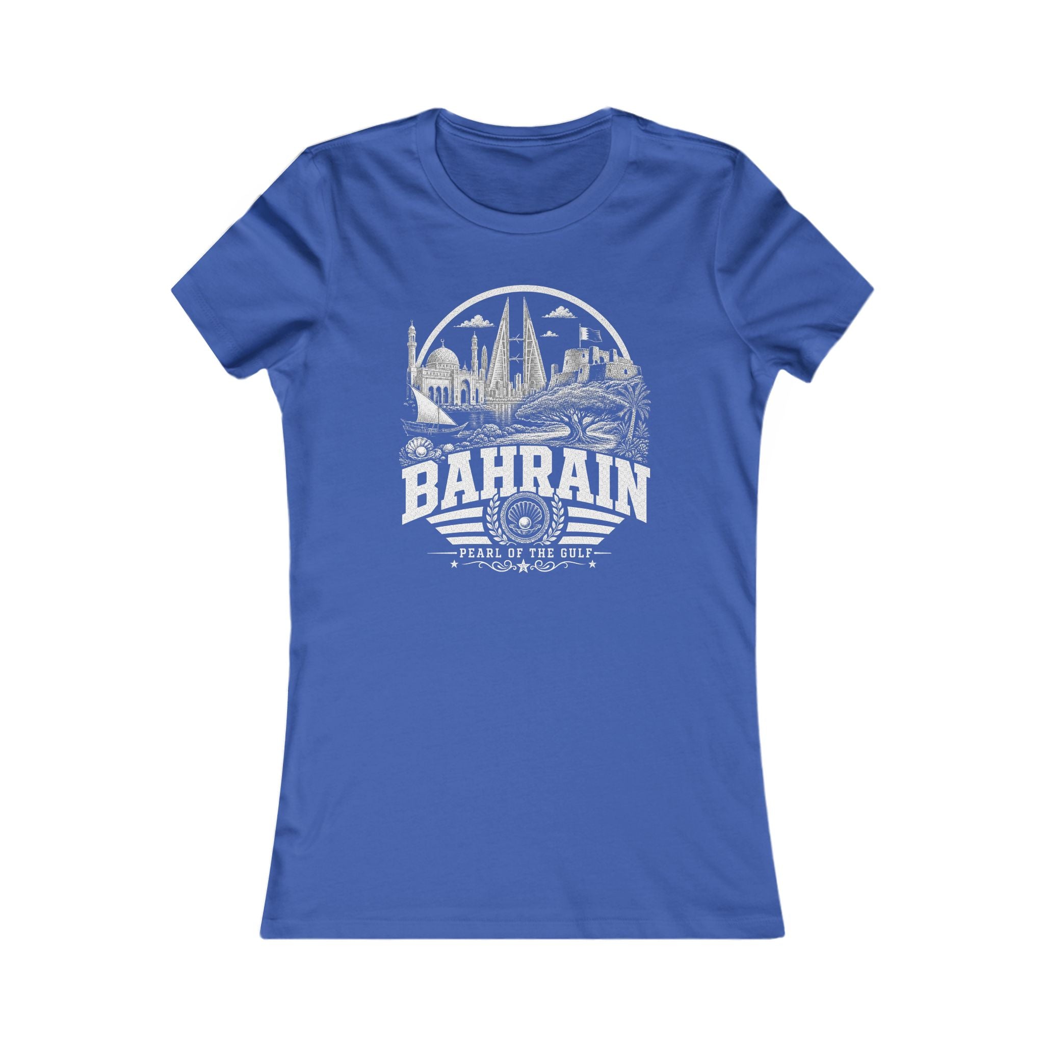 Bahrain Pérola do Golfo Camiseta Feminina
