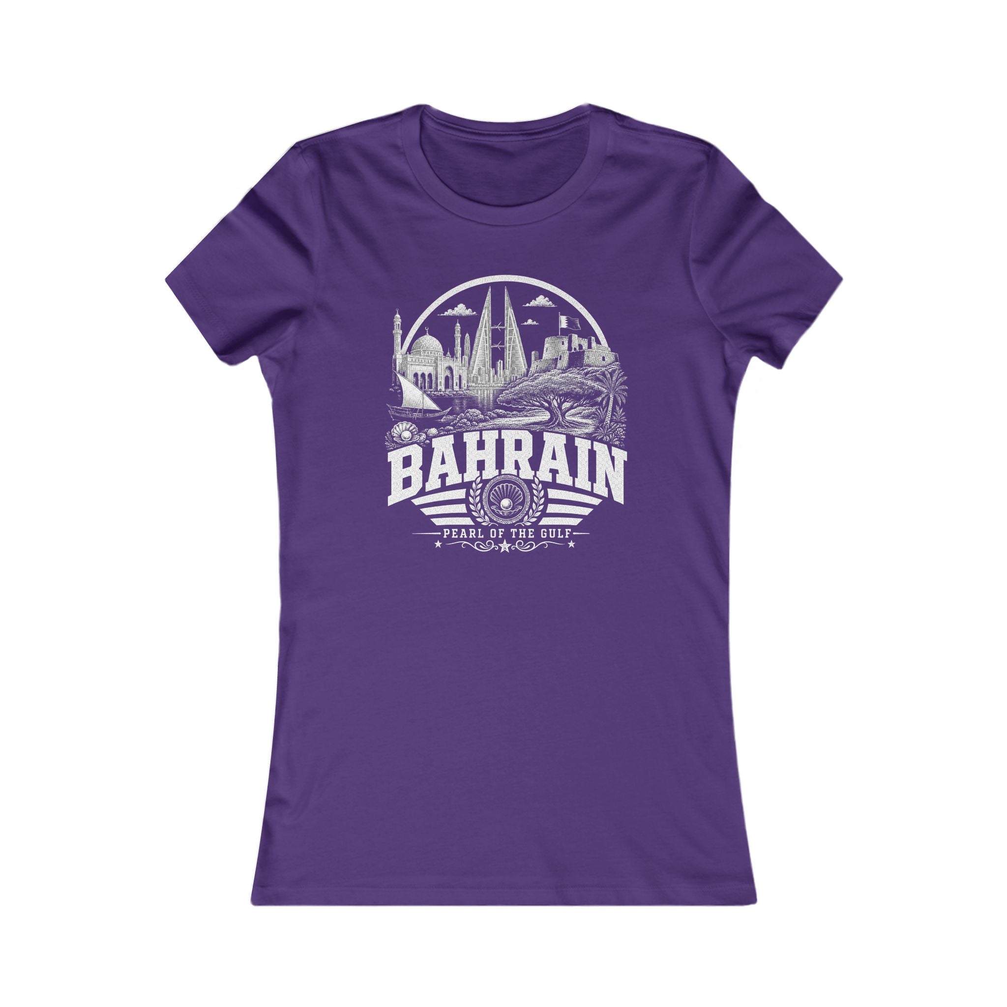 Bahrain Pérola do Golfo Camiseta Feminina