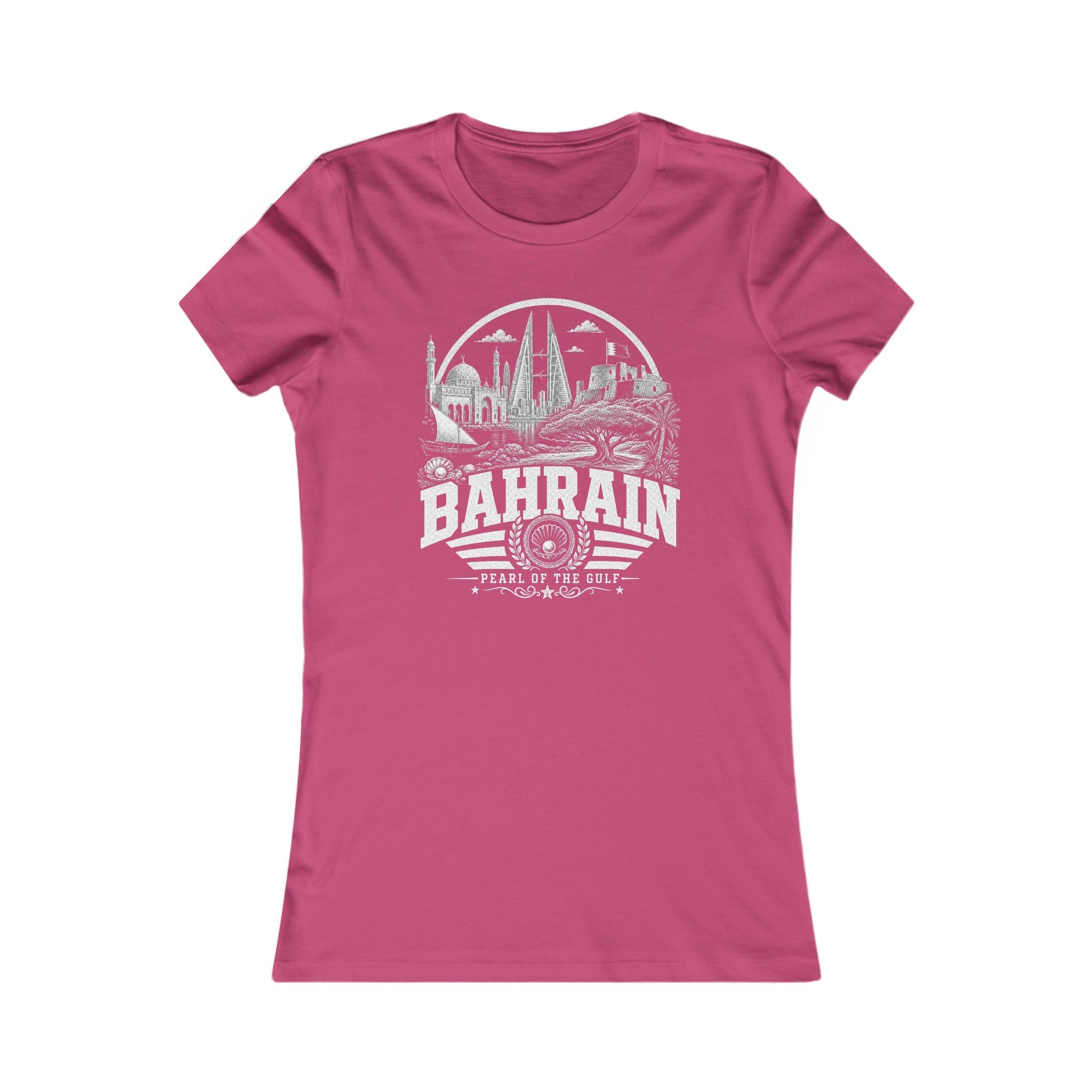 Bahrain Pérola do Golfo Camiseta Feminina