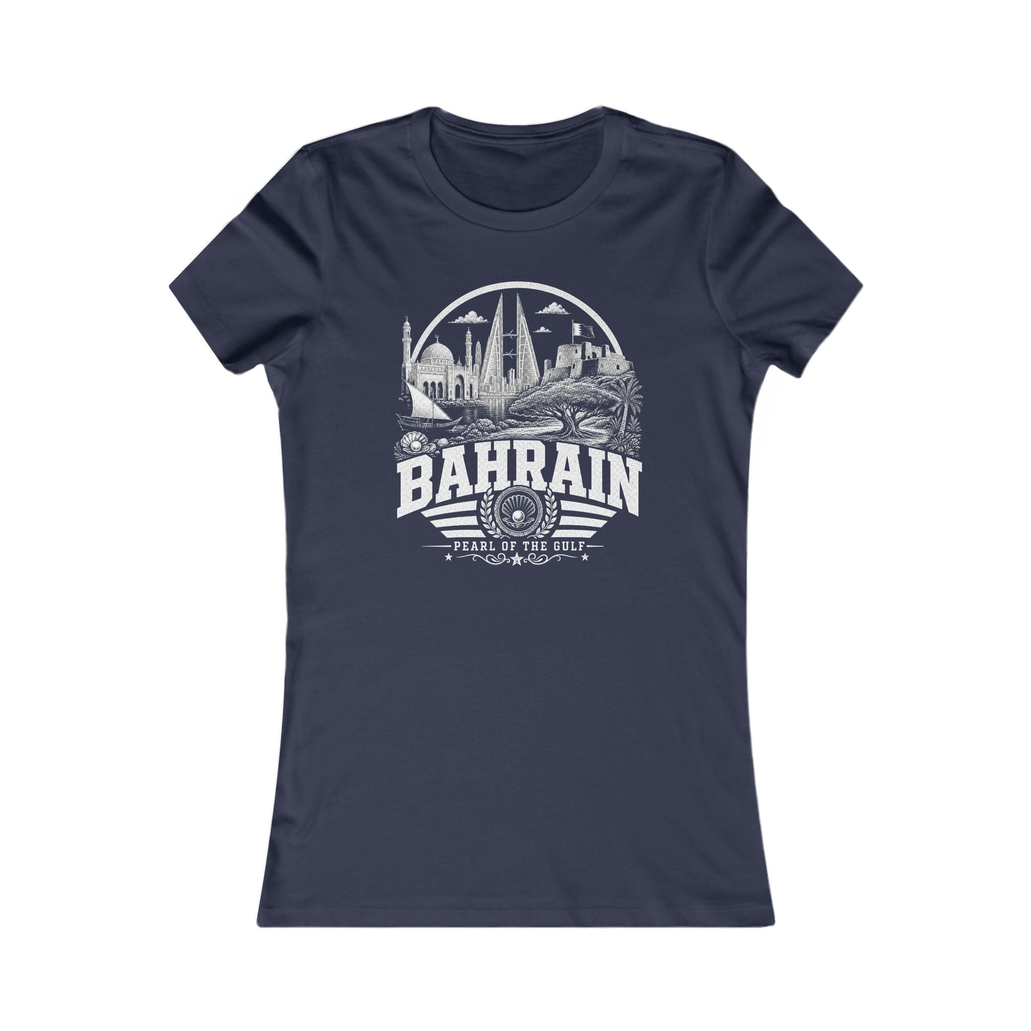 Bahrain Pérola do Golfo Camiseta Feminina
