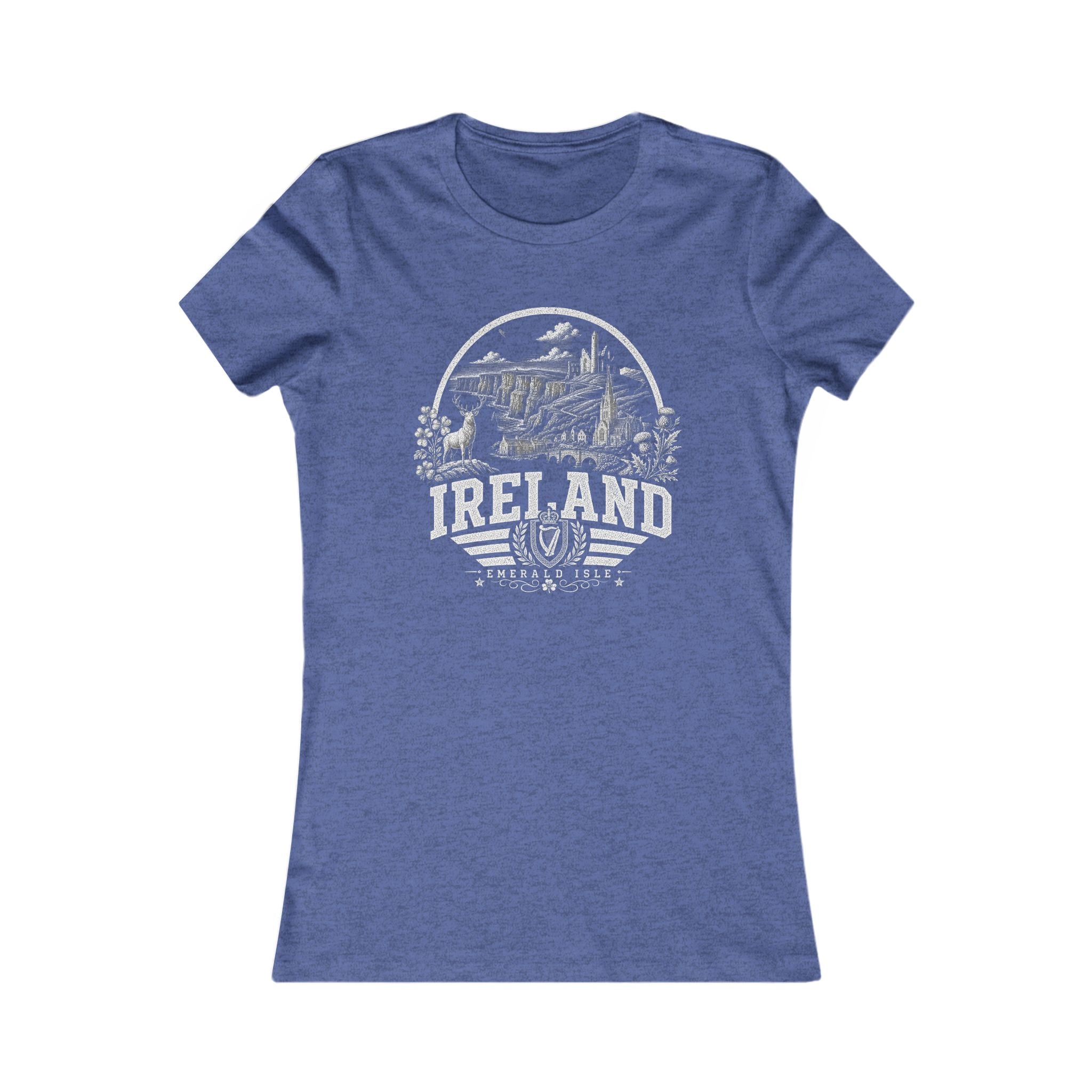 Ireland vintage landmarks women's tee — iconic landmark design | Nameshi Destinations (view 13)