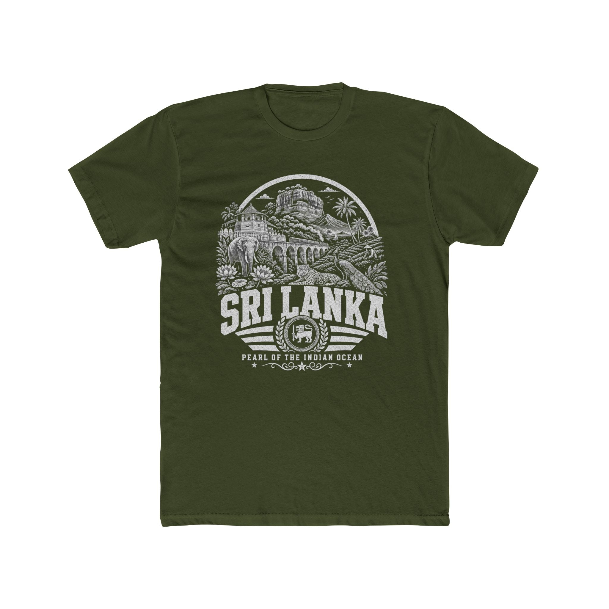 Camiseta Masculina Sri Lanka Pérola do Oceano Índico