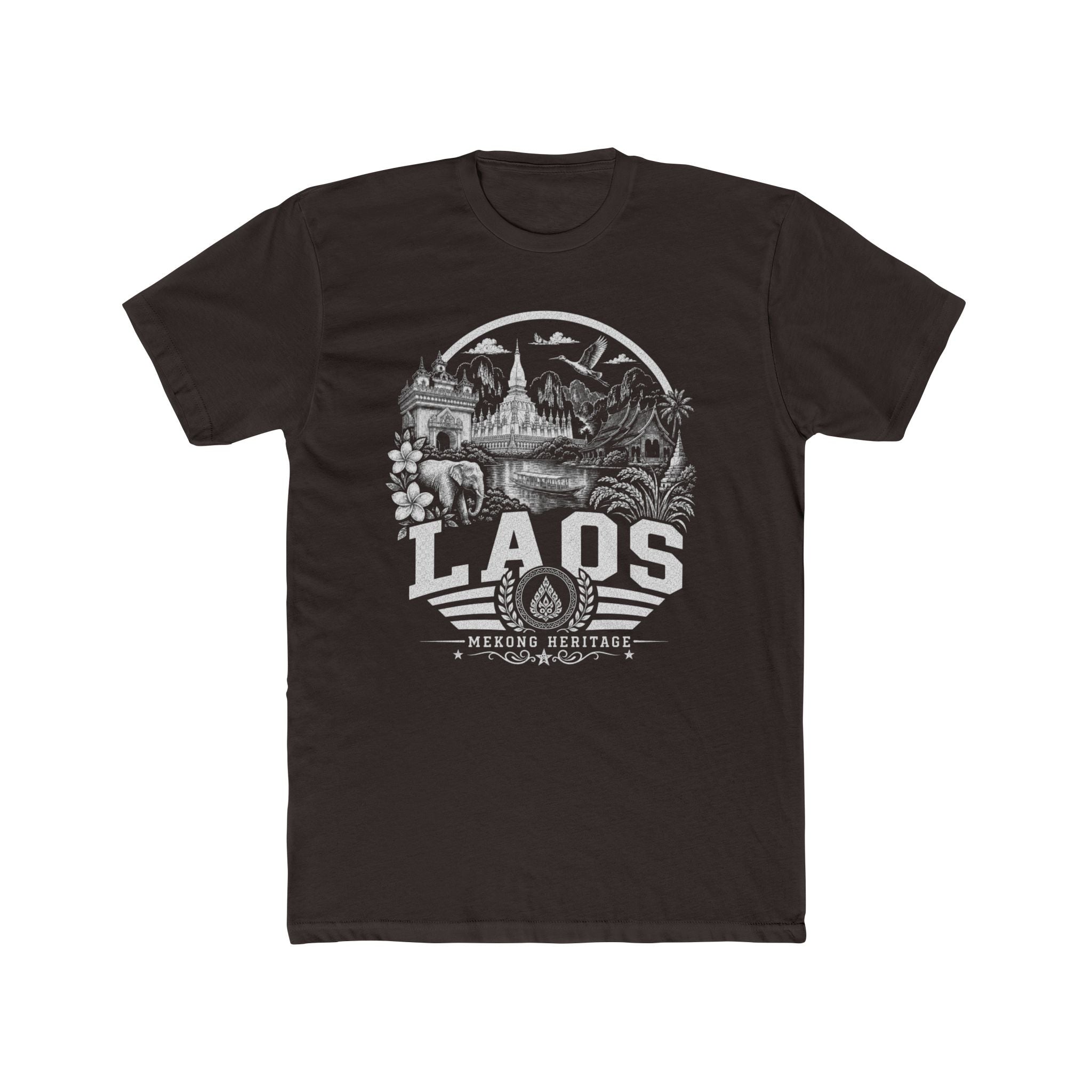 Camiseta Masculina Laos Mekong Heritage
