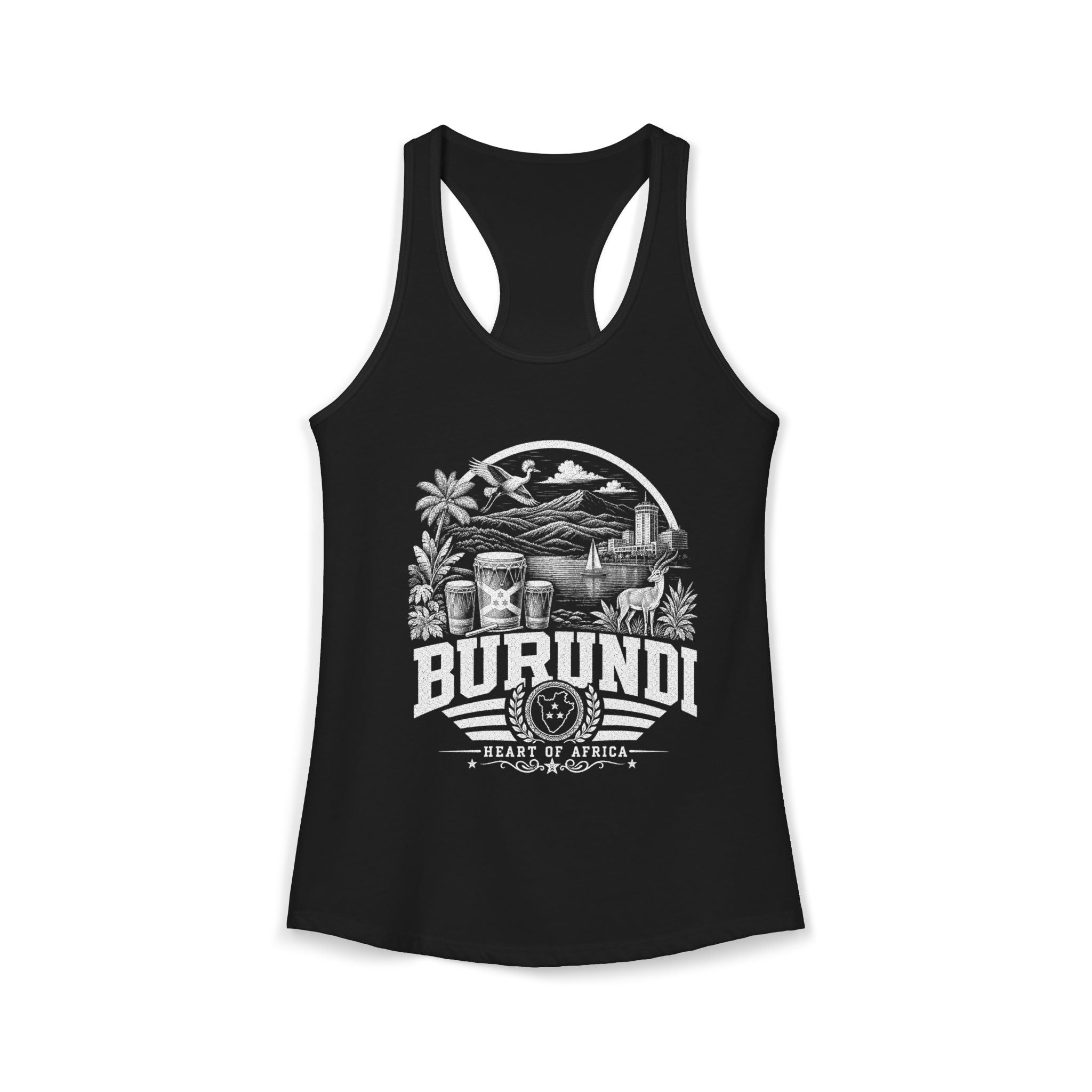 Burundi Heart of Africa Women's Tank Top