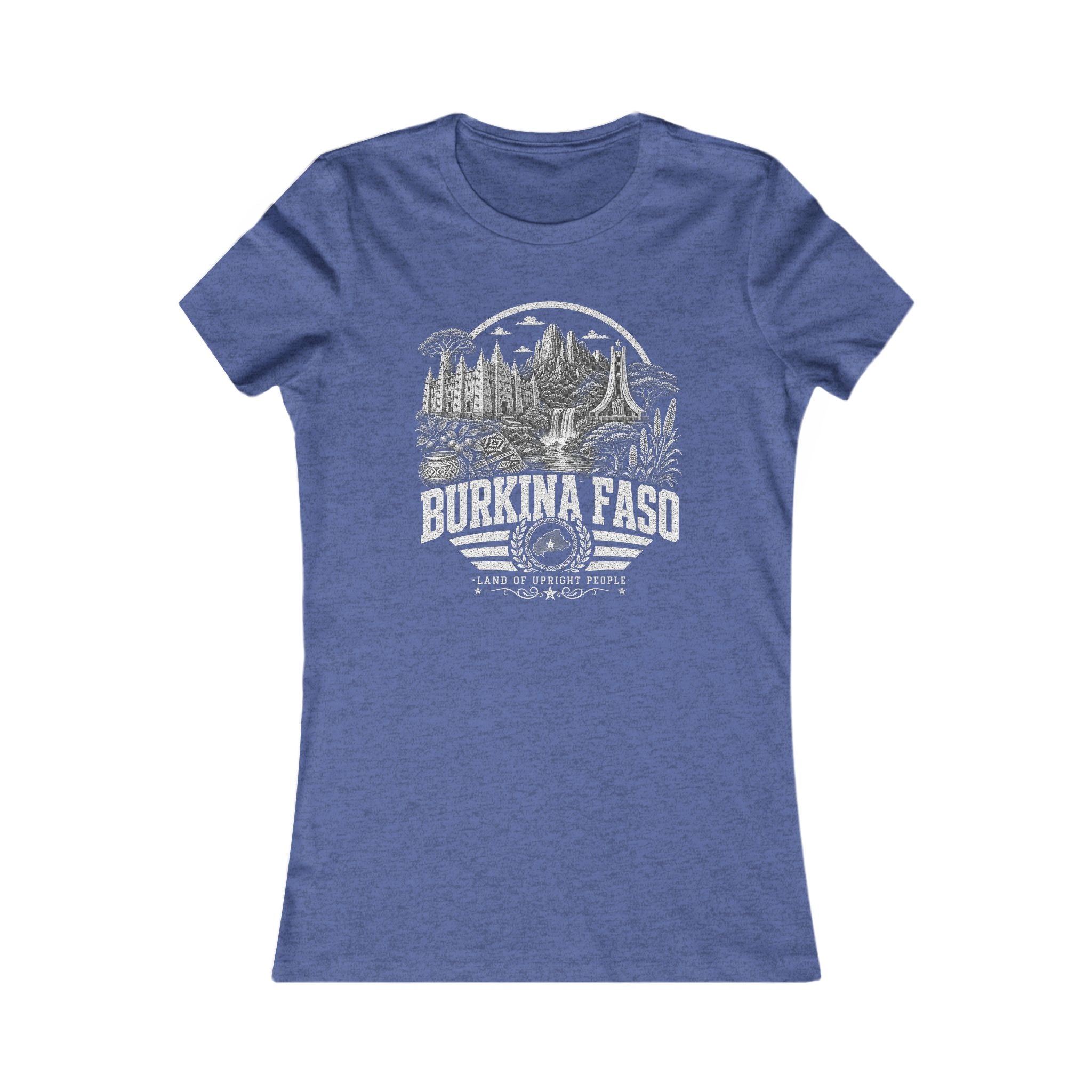 Burkina Faso Tierra de Gente Íntegra Camiseta para Mujer