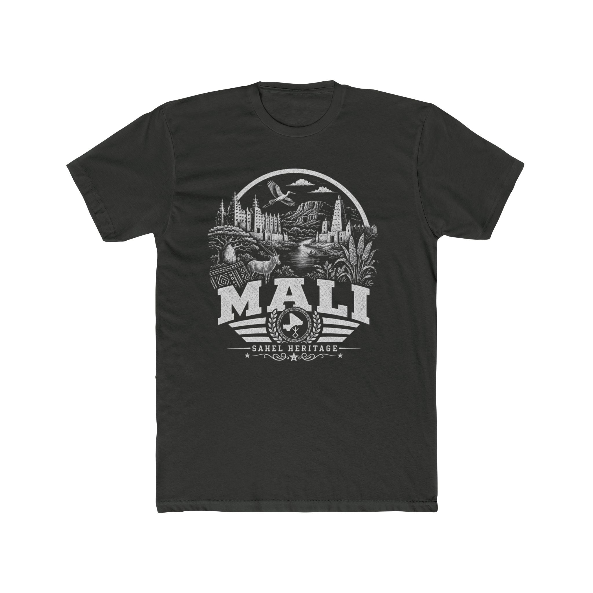 Camiseta Masculina Mali Sahel Heritage