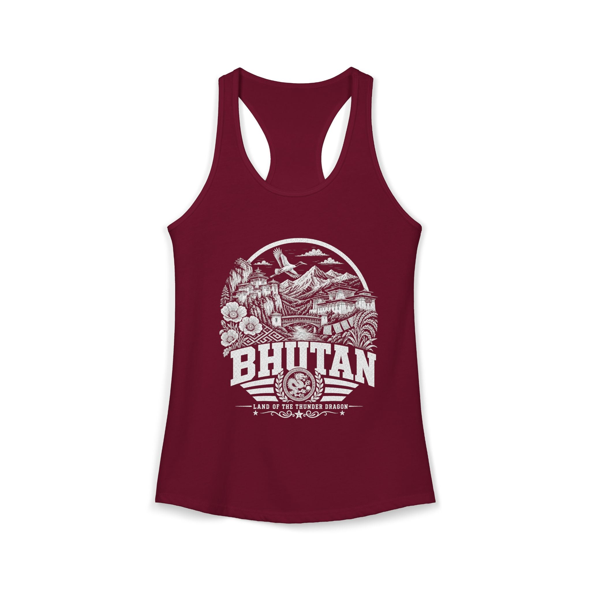 Bhutan Land of the Thunder Dragon Women's Tank Top