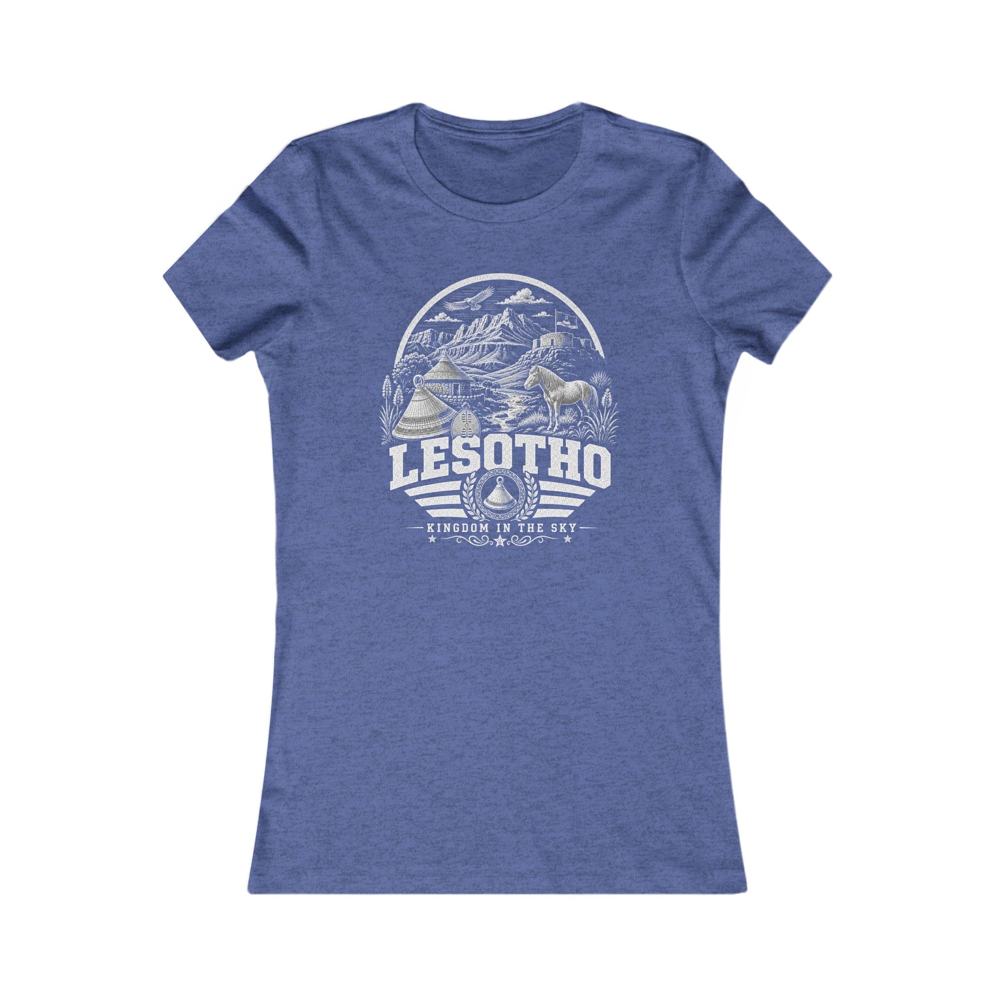 Camiseta Feminina Lesoto Reino no Céu