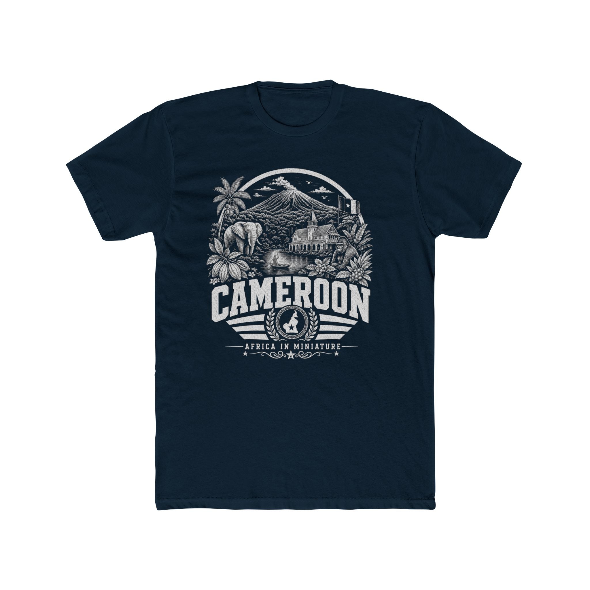 Camarões África em Miniatura Camiseta Masculina