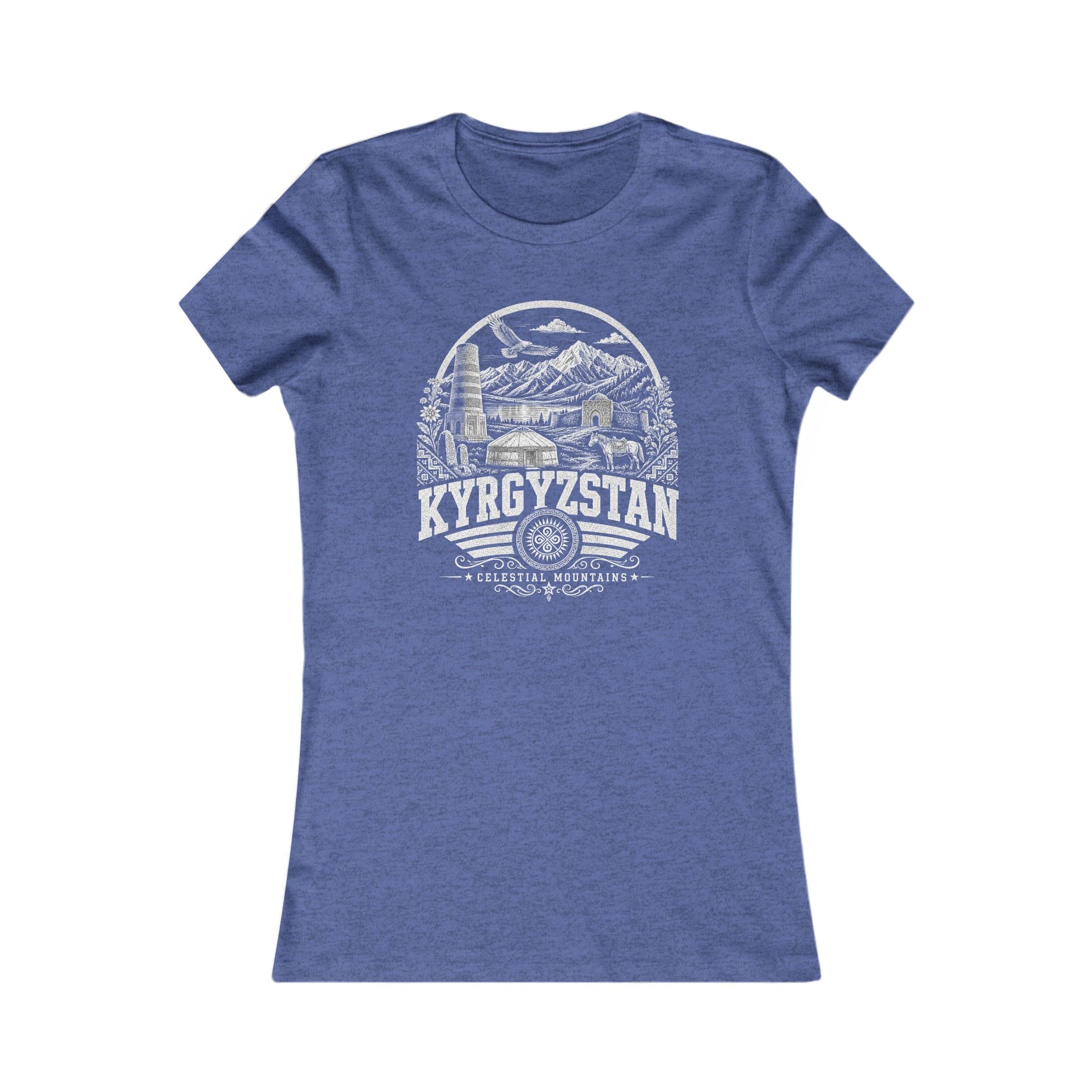 Camiseta Feminina Quirguistão