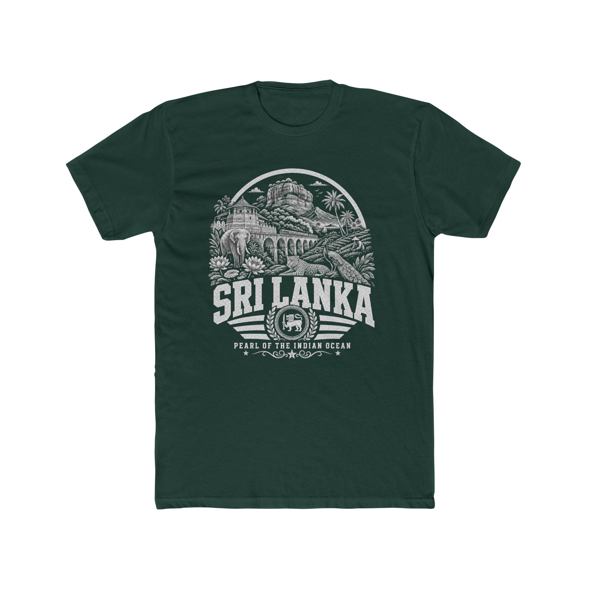 Camiseta Masculina Sri Lanka Pérola do Oceano Índico
