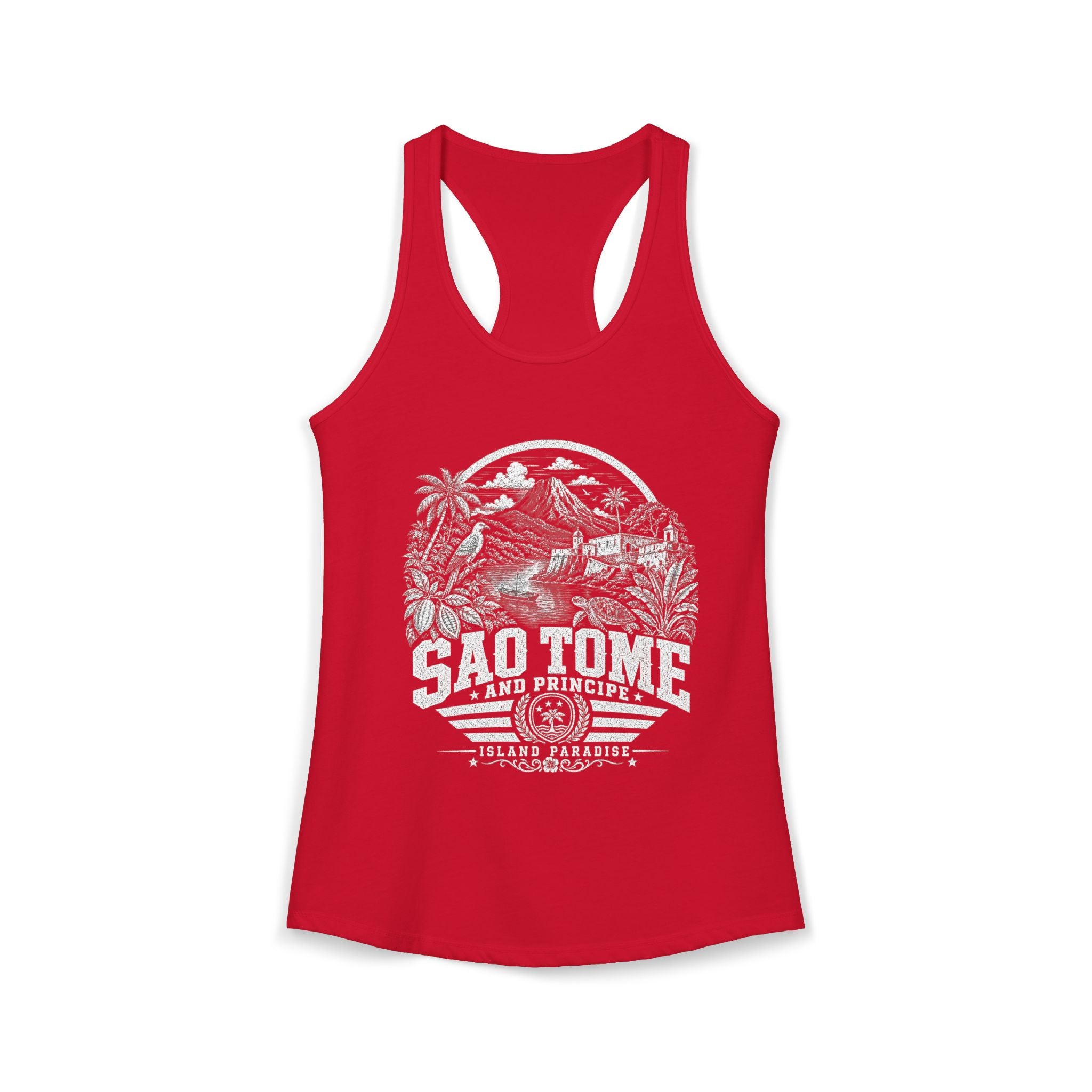 Sao Tome and Principe Island Paradise Women's Tank Top