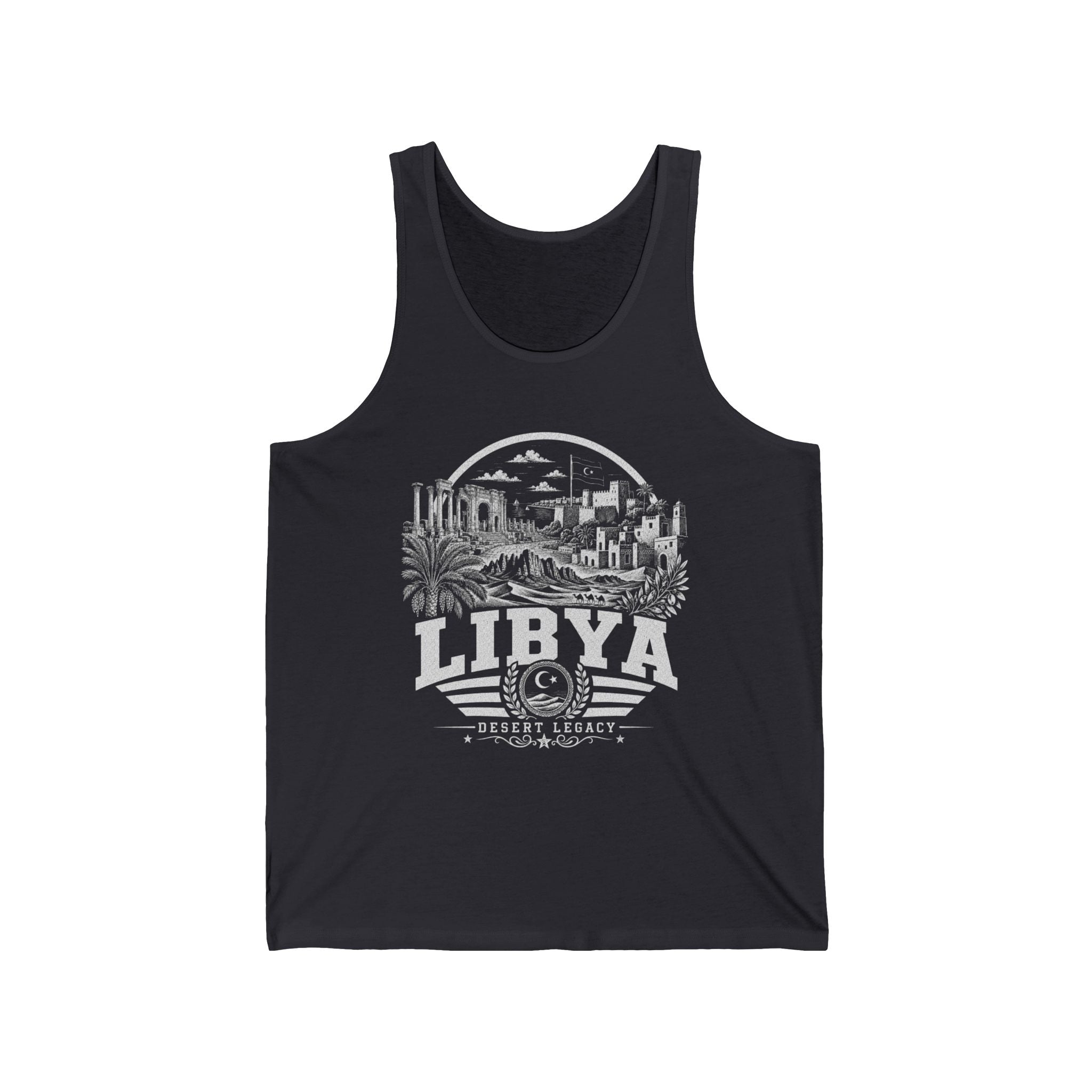 Camiseta sin mangas para hombre Libya Desert Legacy