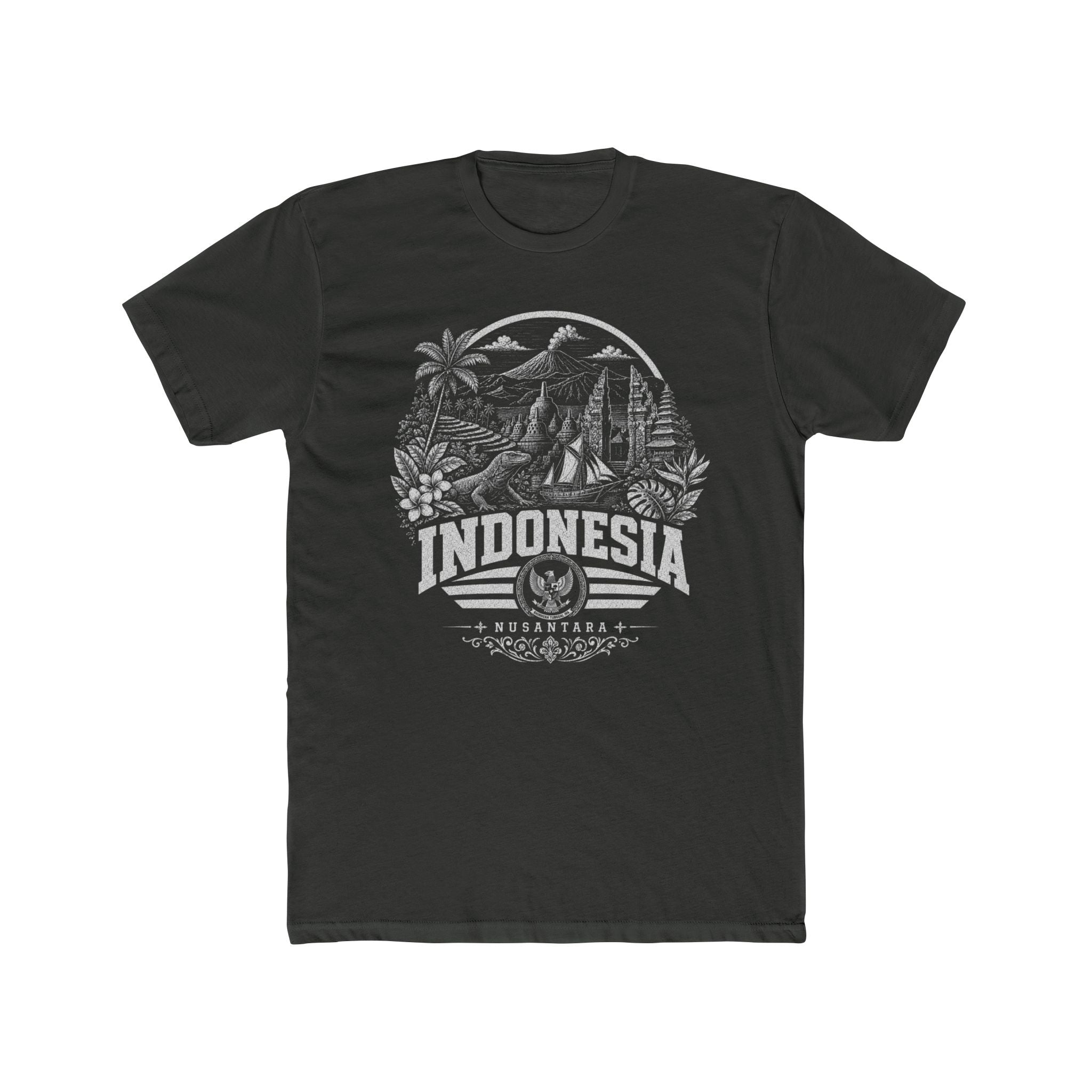 USA vintage landmarks men's tee — iconic landmark design | Nameshi Destinations (view 4)