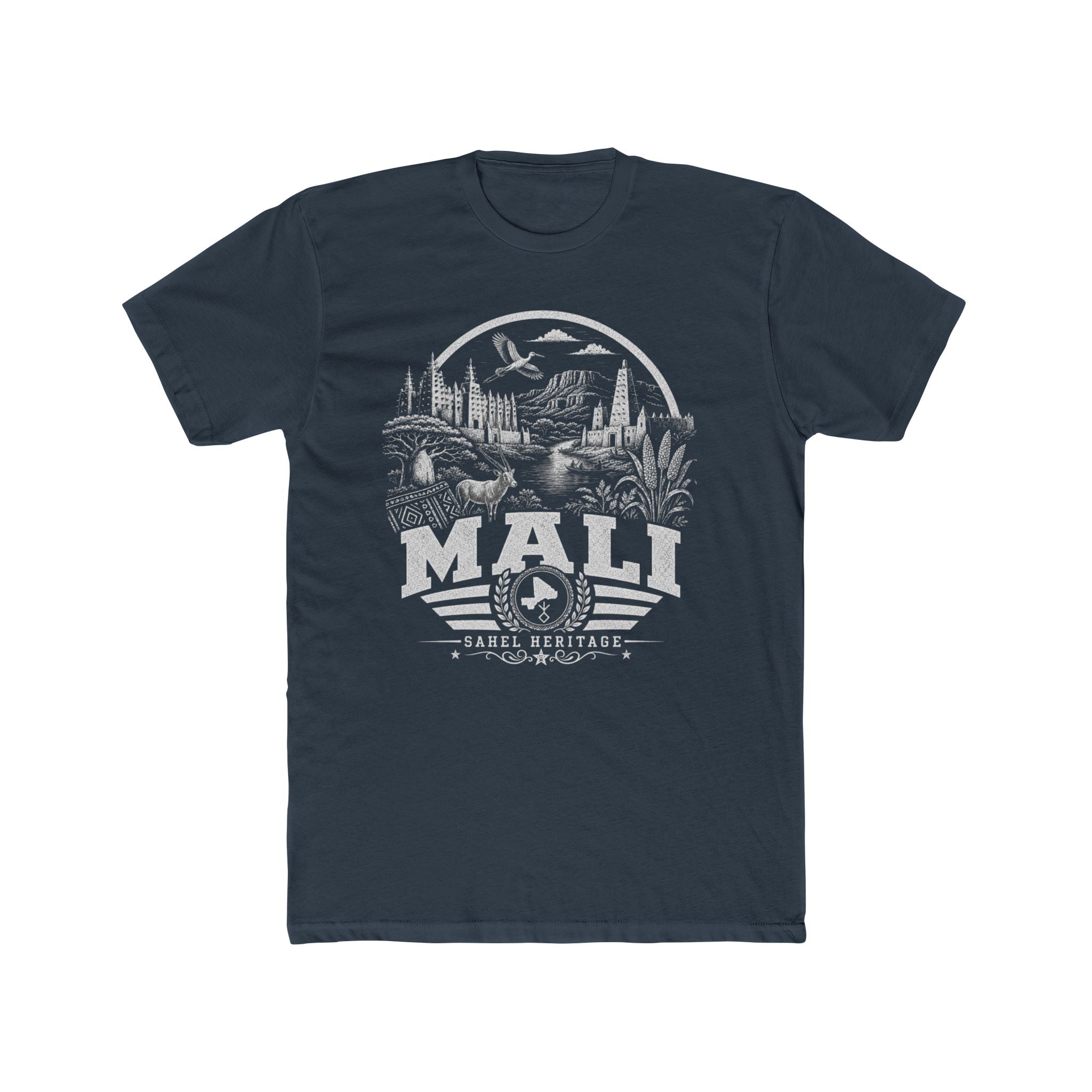 Camiseta Masculina Mali Sahel Heritage