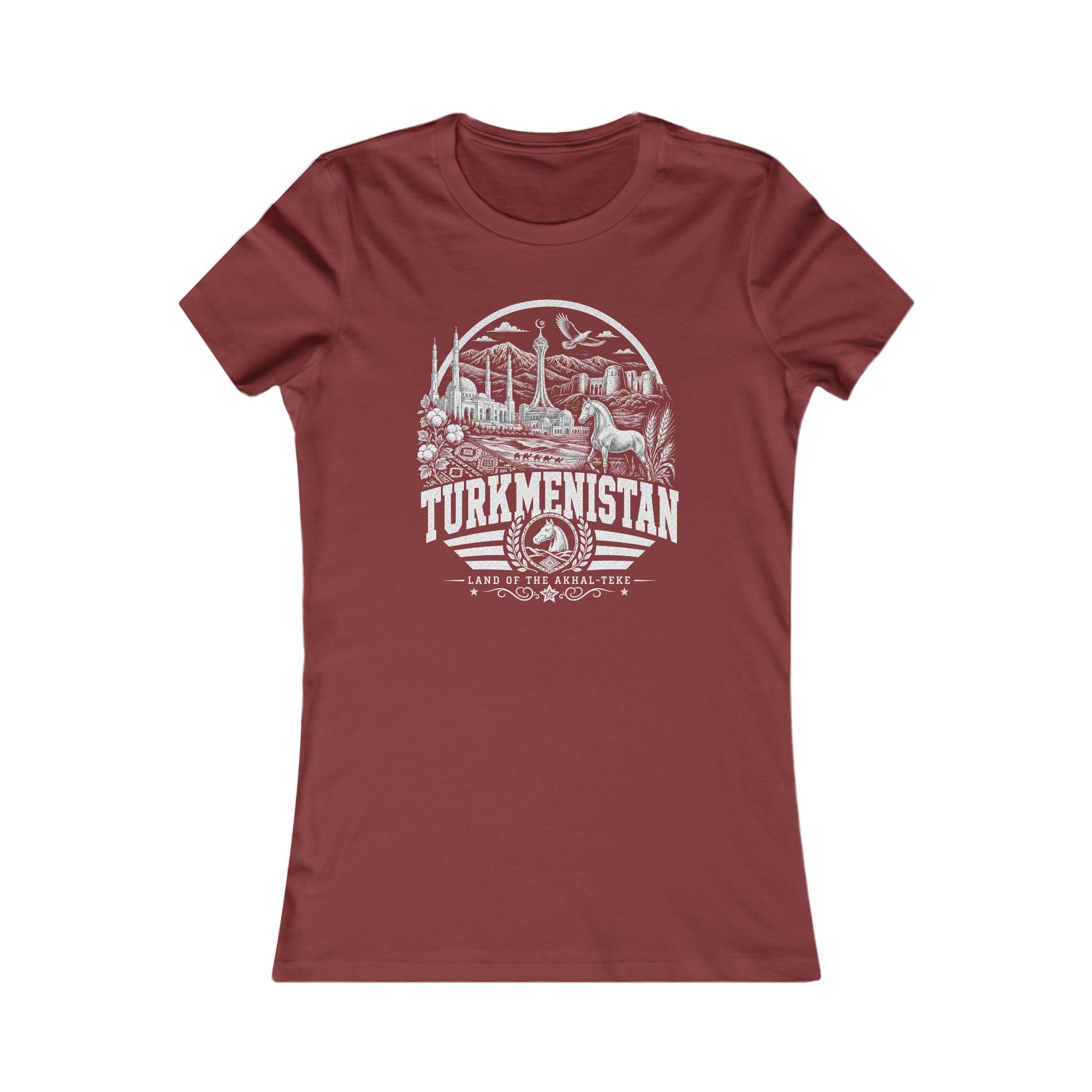 Camiseta Feminina Turcomenistão
