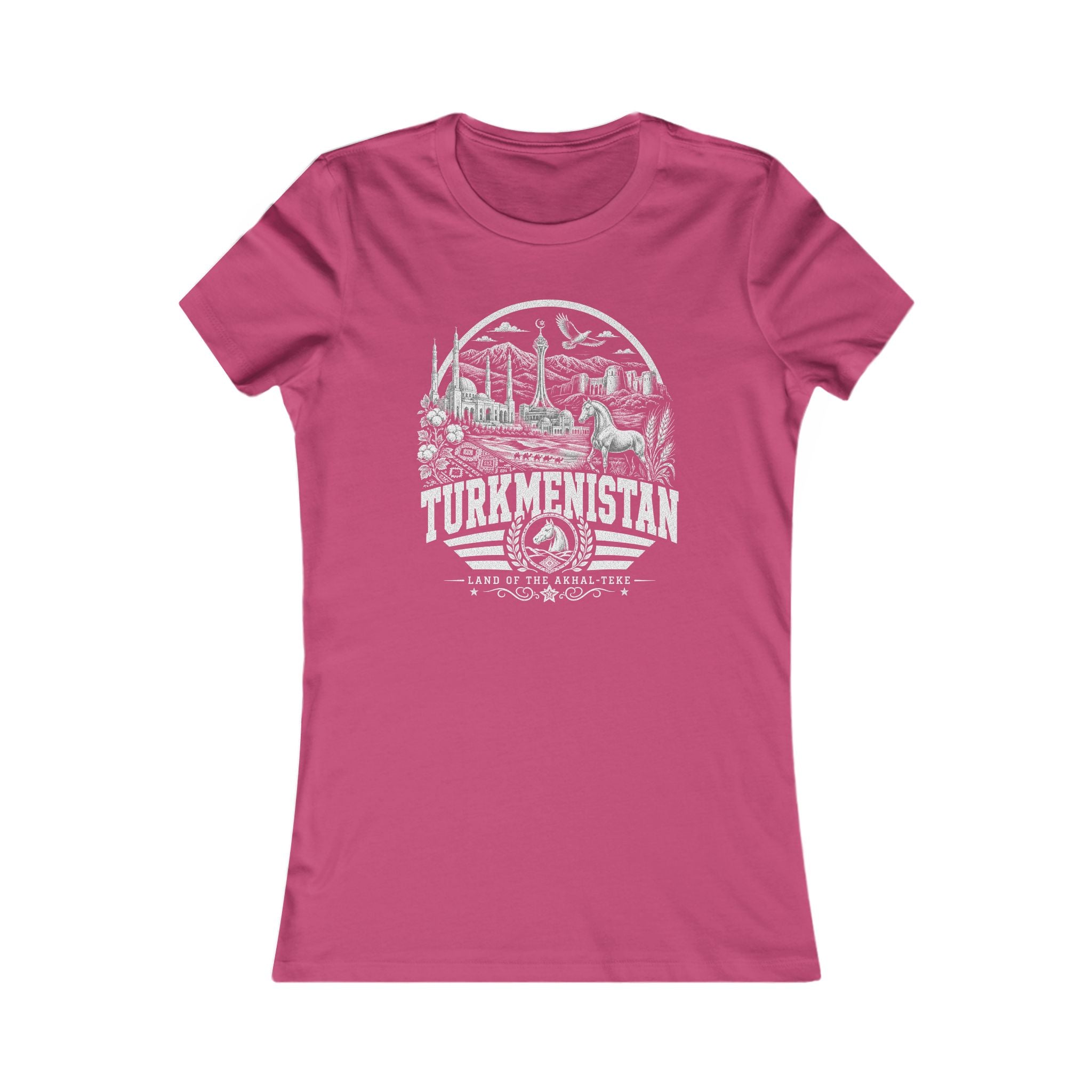 Camiseta Feminina Turcomenistão
