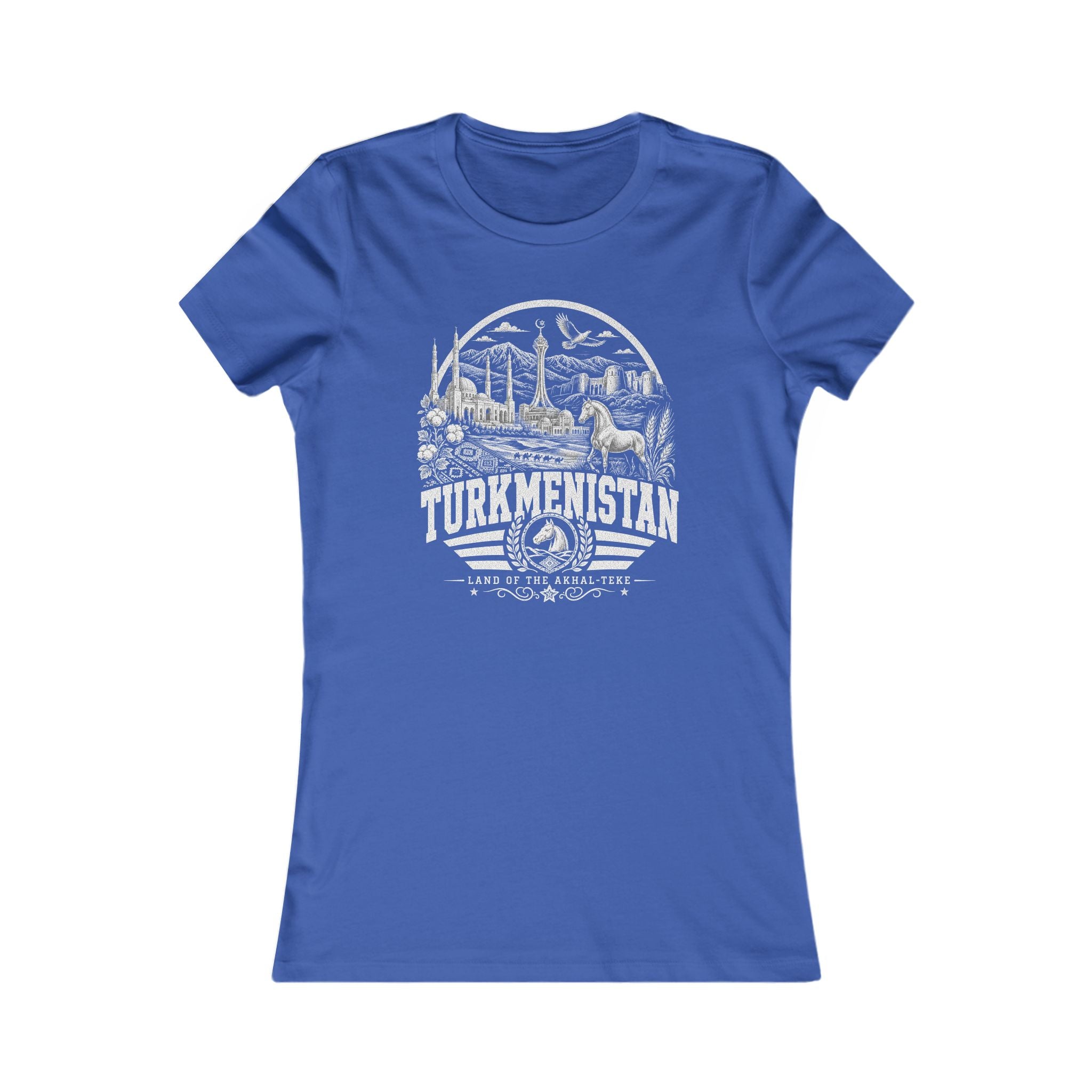 Camiseta Feminina Turcomenistão