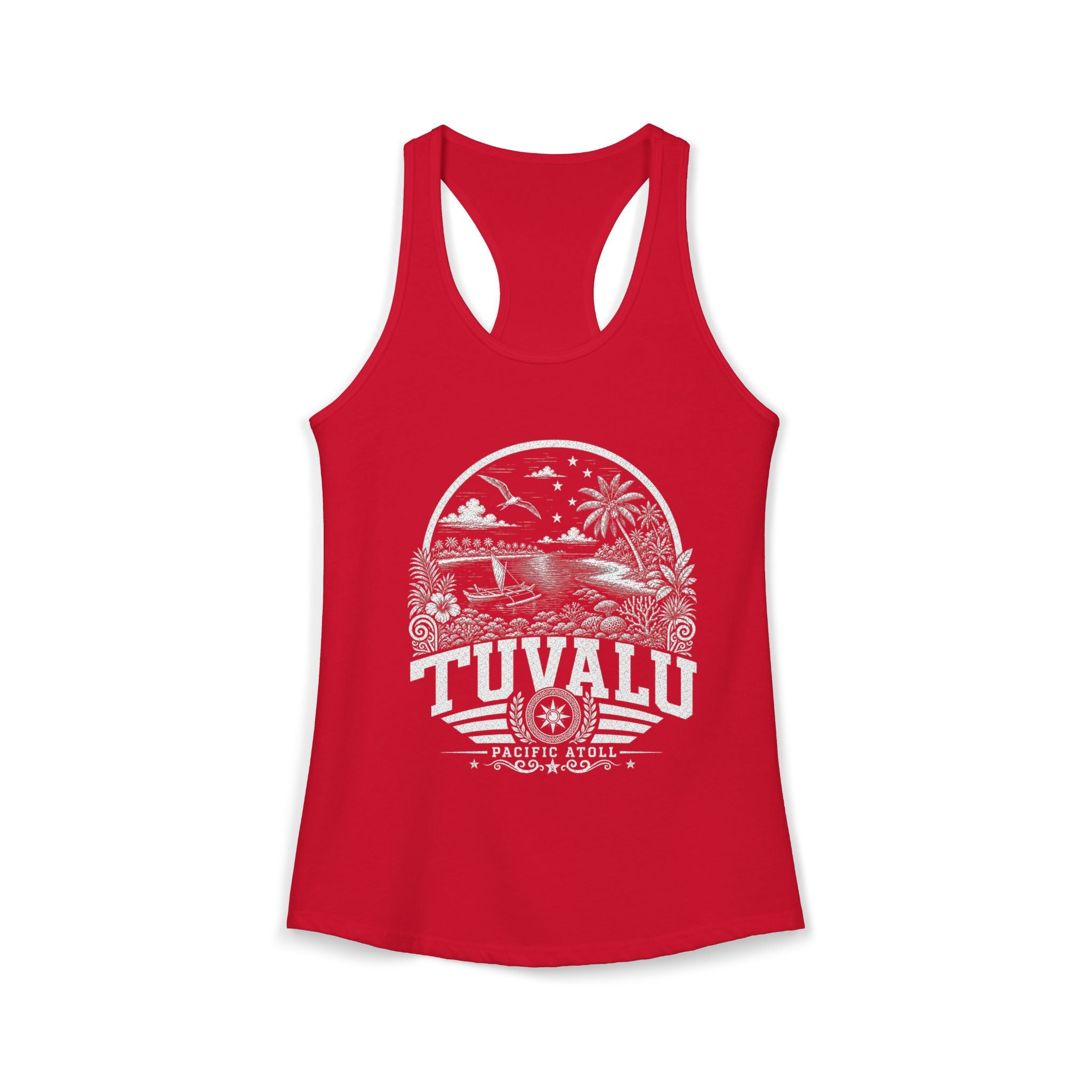 Tuvalu Pacific Atoll Women's Tank Top