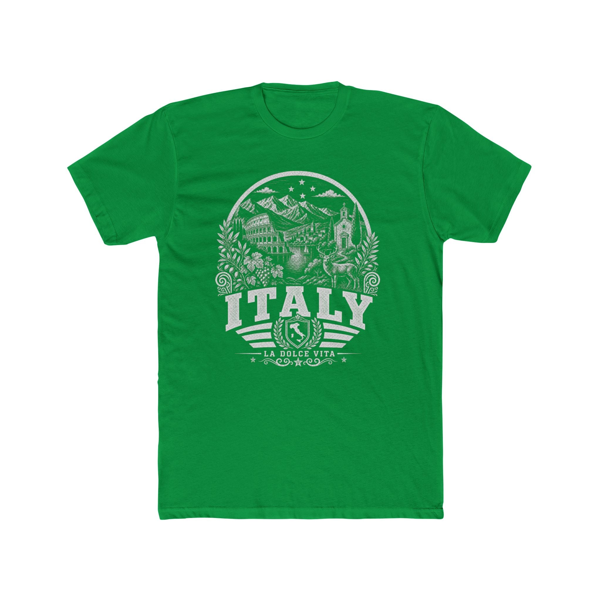 Italy vintage landmarks men's tee — iconic landmark design | Nameshi Destinations (view 6)