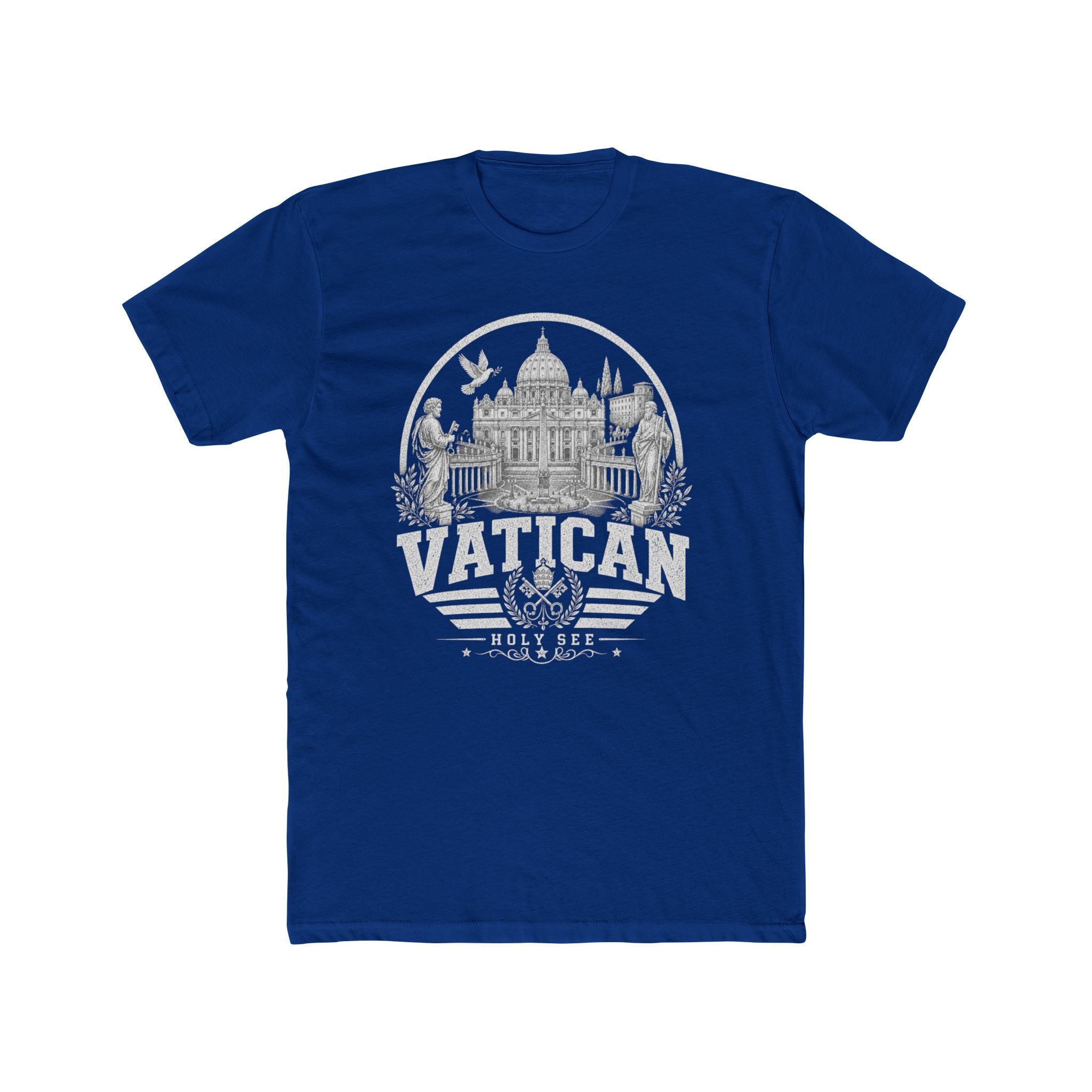 Vatican vintage landmarks men's tee — iconic landmark design | Nameshi Destinations (view 11)