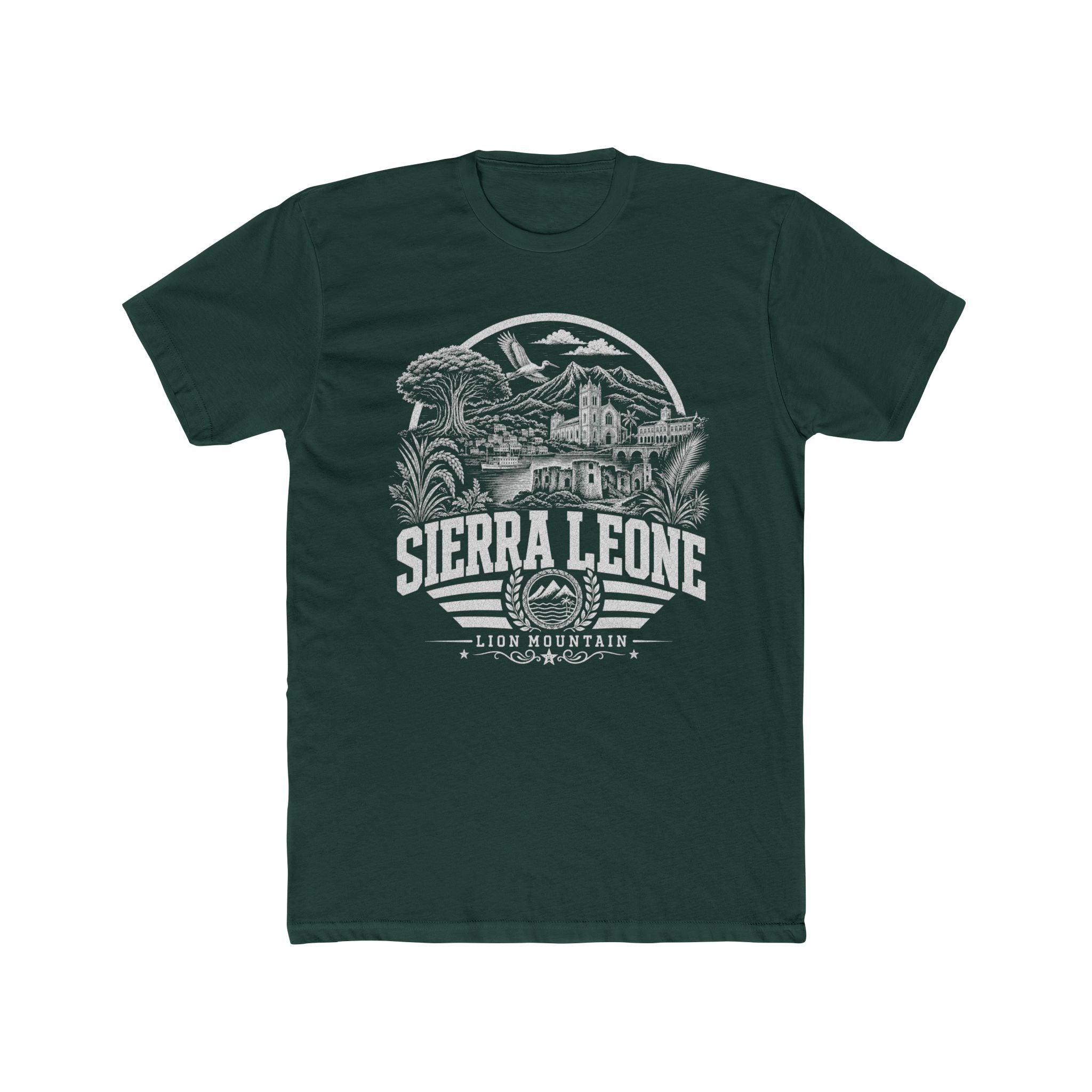 Sierra Leone Lion Mountain Men's Tee