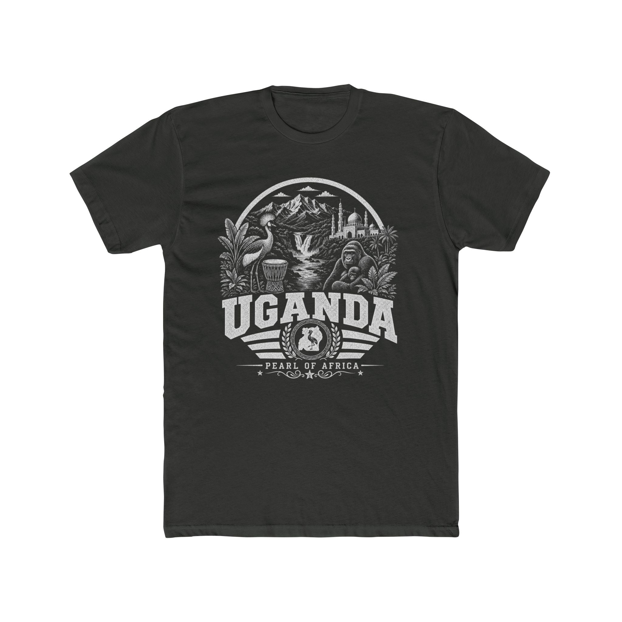 Camiseta Masculina Uganda Pérola da África