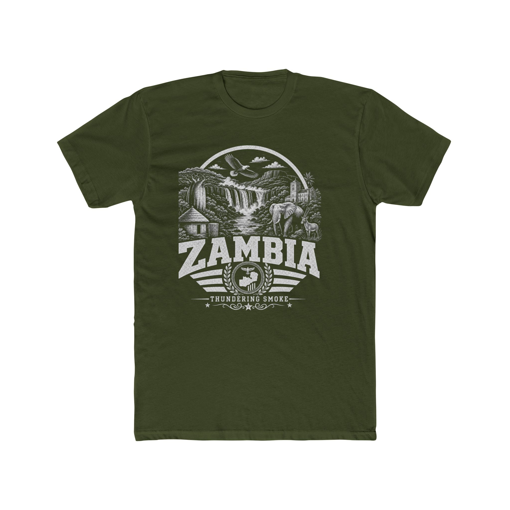 Zambia Thundering Smoke Men's Tee